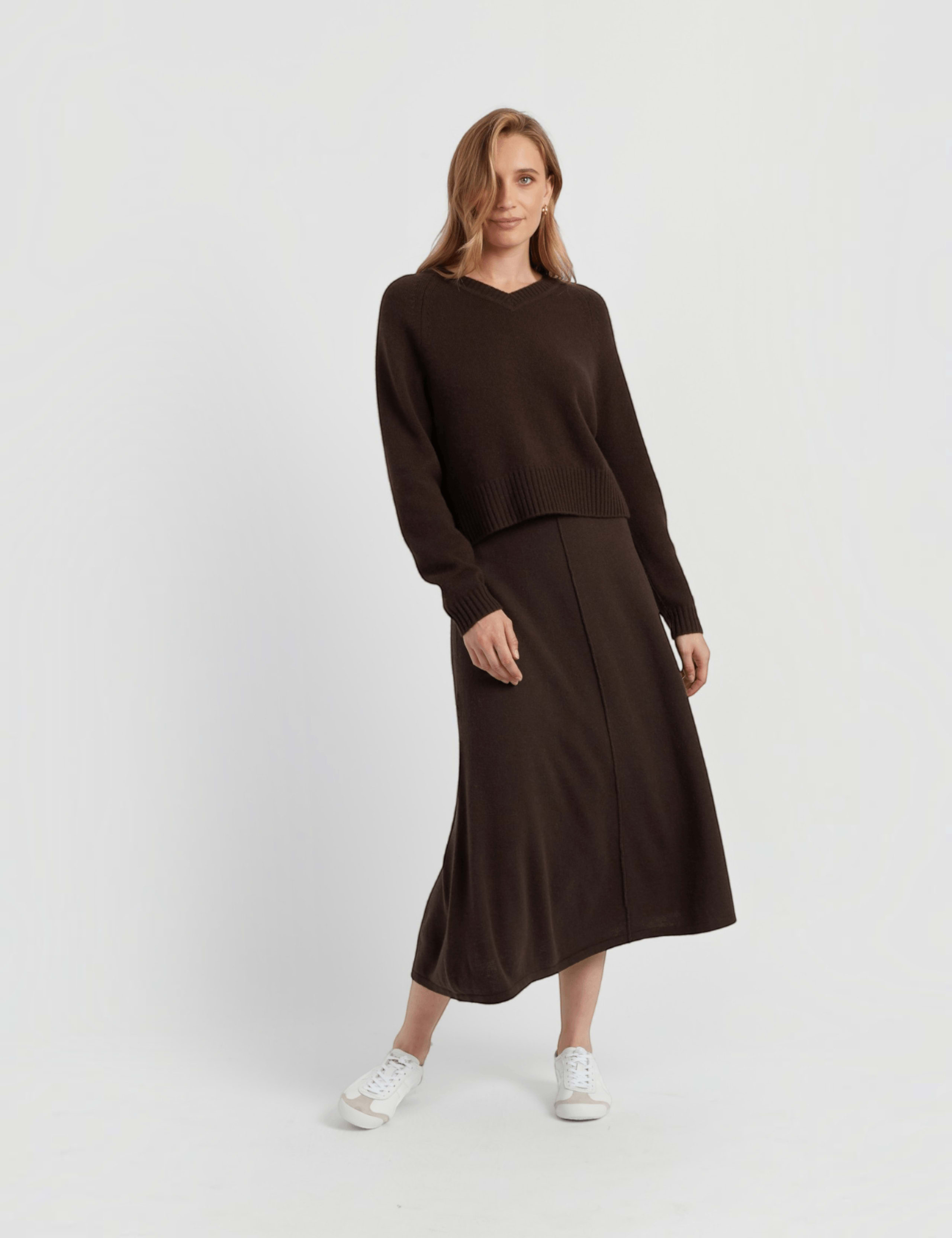Wool Rich Slouchy V Neck Sweater 3 of 4