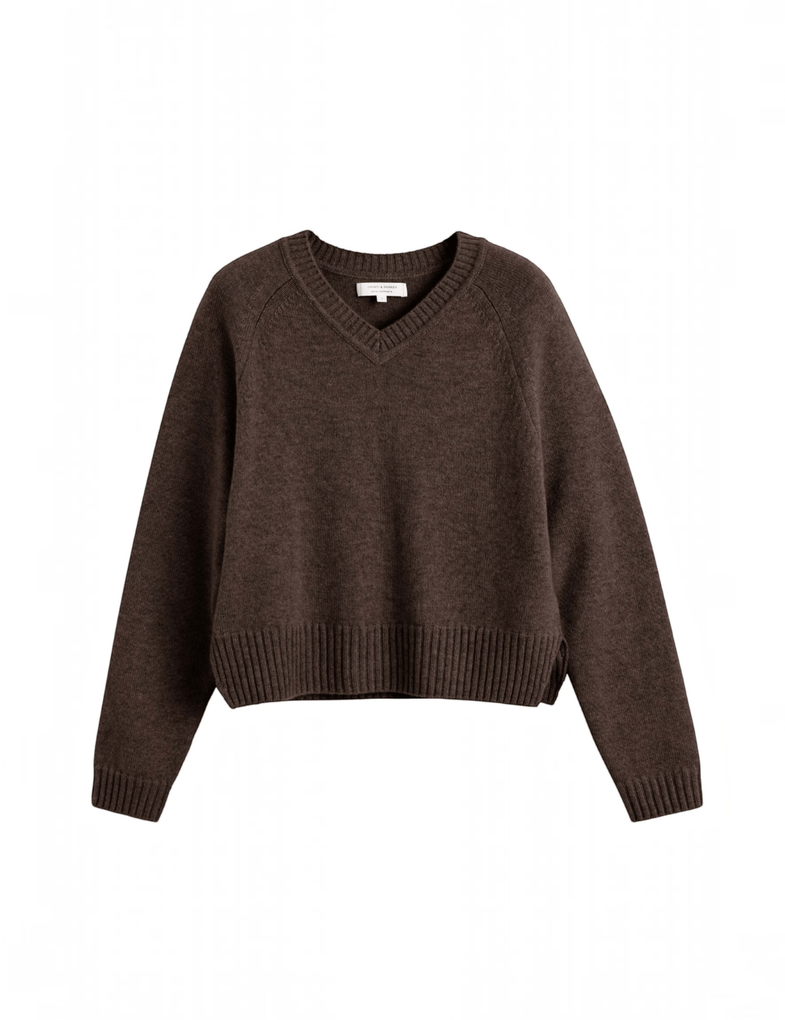 Wool Rich Slouchy V Neck Sweater 2 of 4