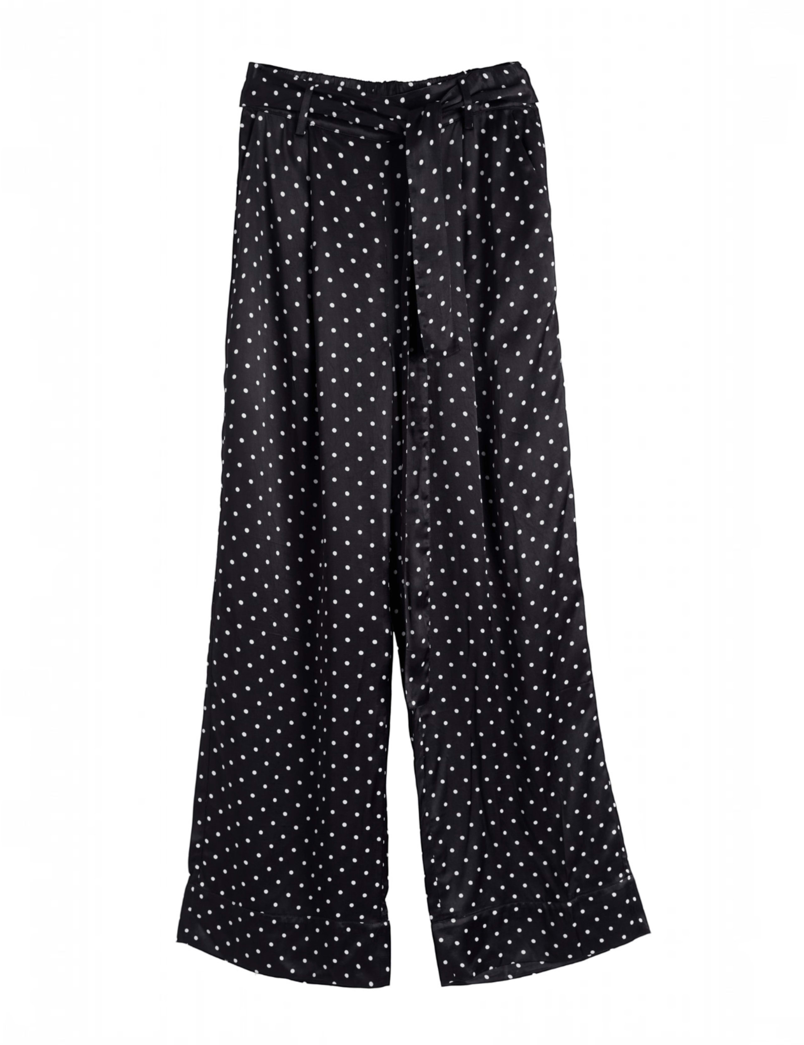 Polka Dot Straight Leg Trousers 2 of 3