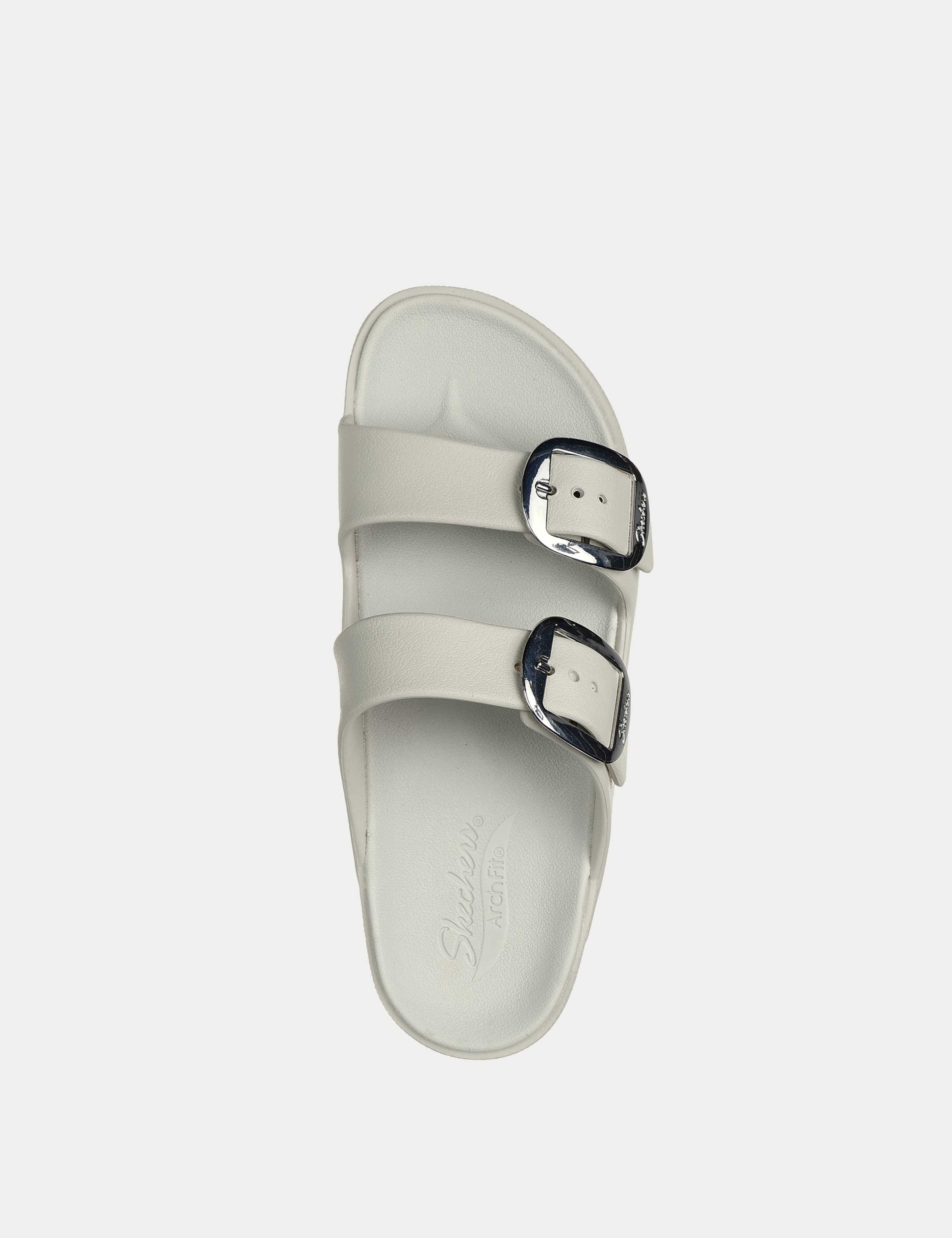 Metallic Buckle Footbed Sliders 2 of 5