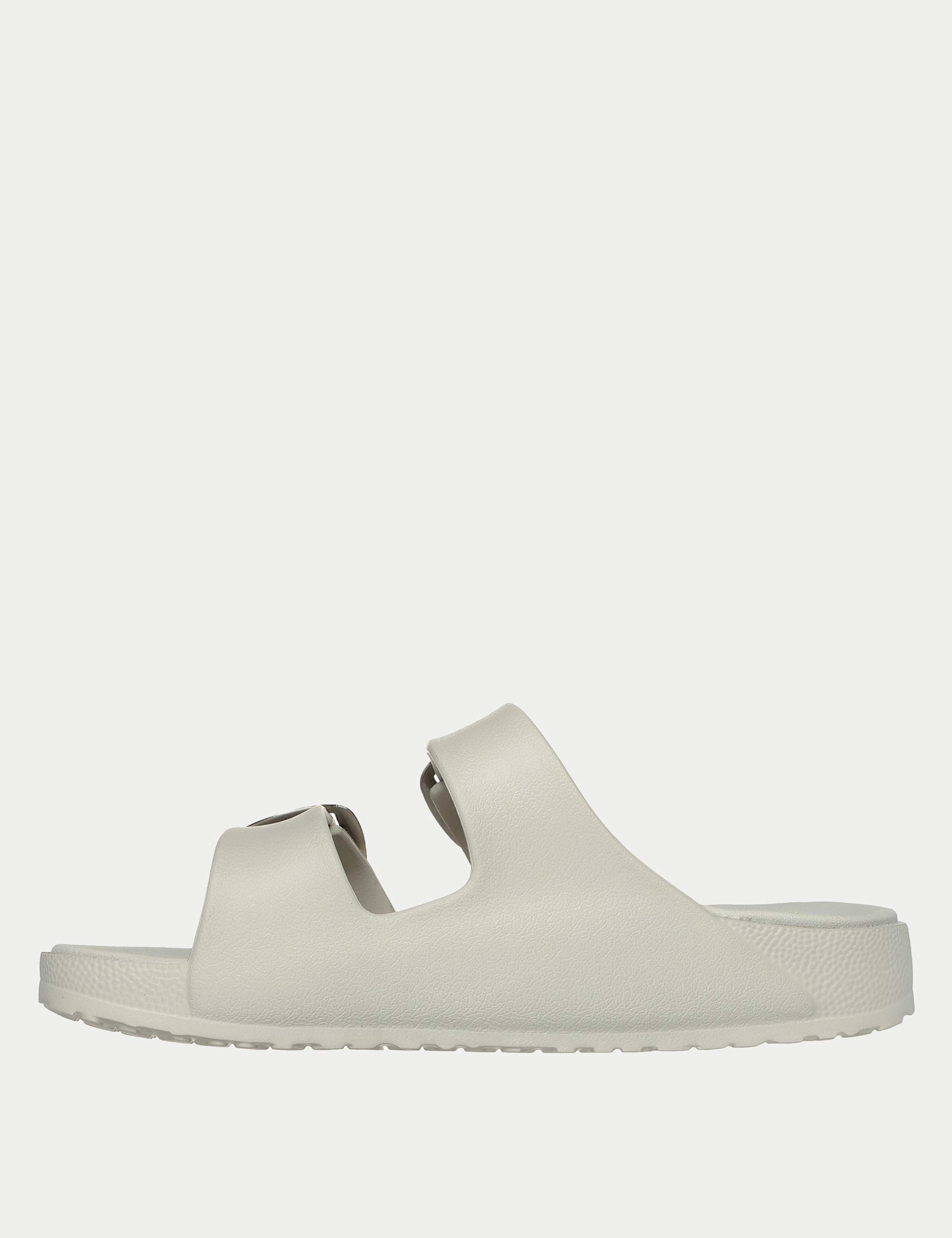 Metallic Buckle Footbed Sliders 4 of 5