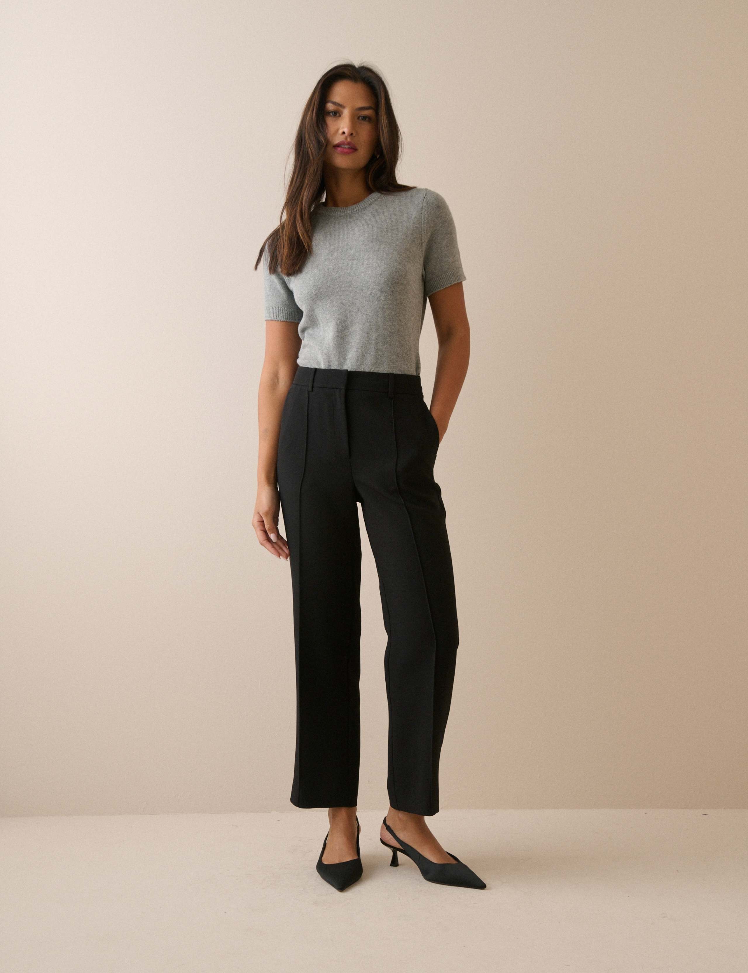 Crepe Tapered Trousers 2 of 5