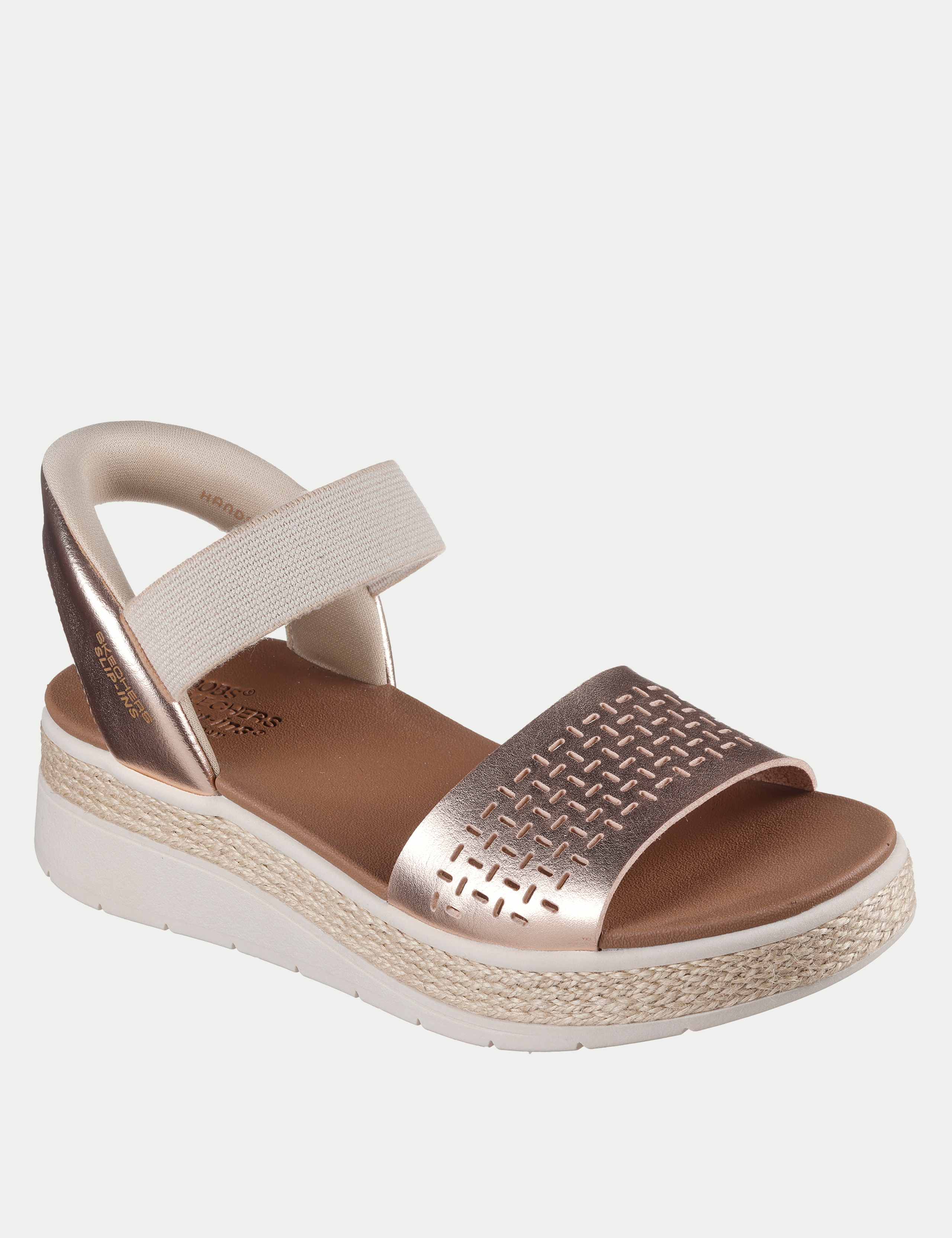 BOBS Slip-Ins Sun Ray Metallic Sandals 3 of 5