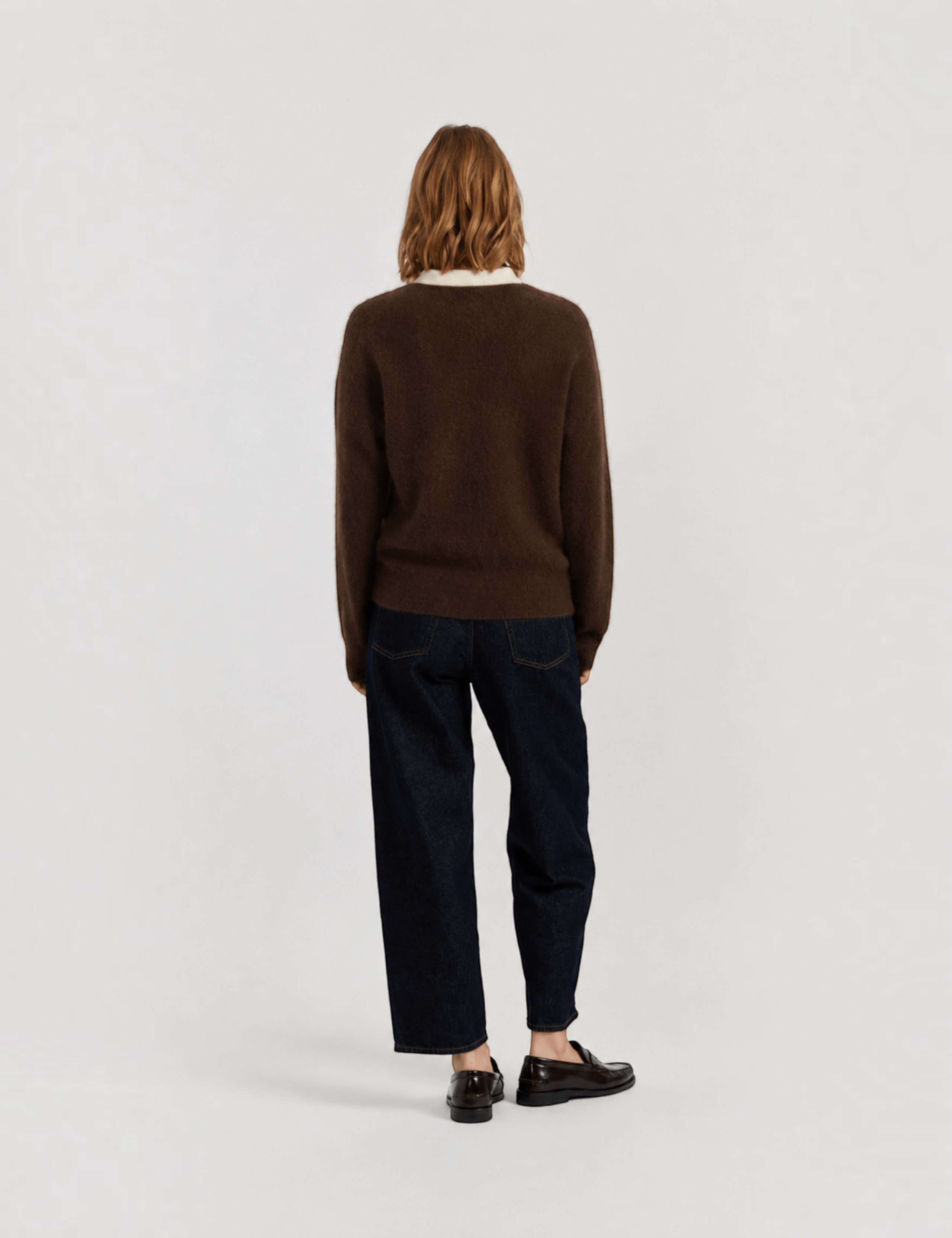 Pure Merino Wool Collared Relaxed Sweatshirt 3 of 3