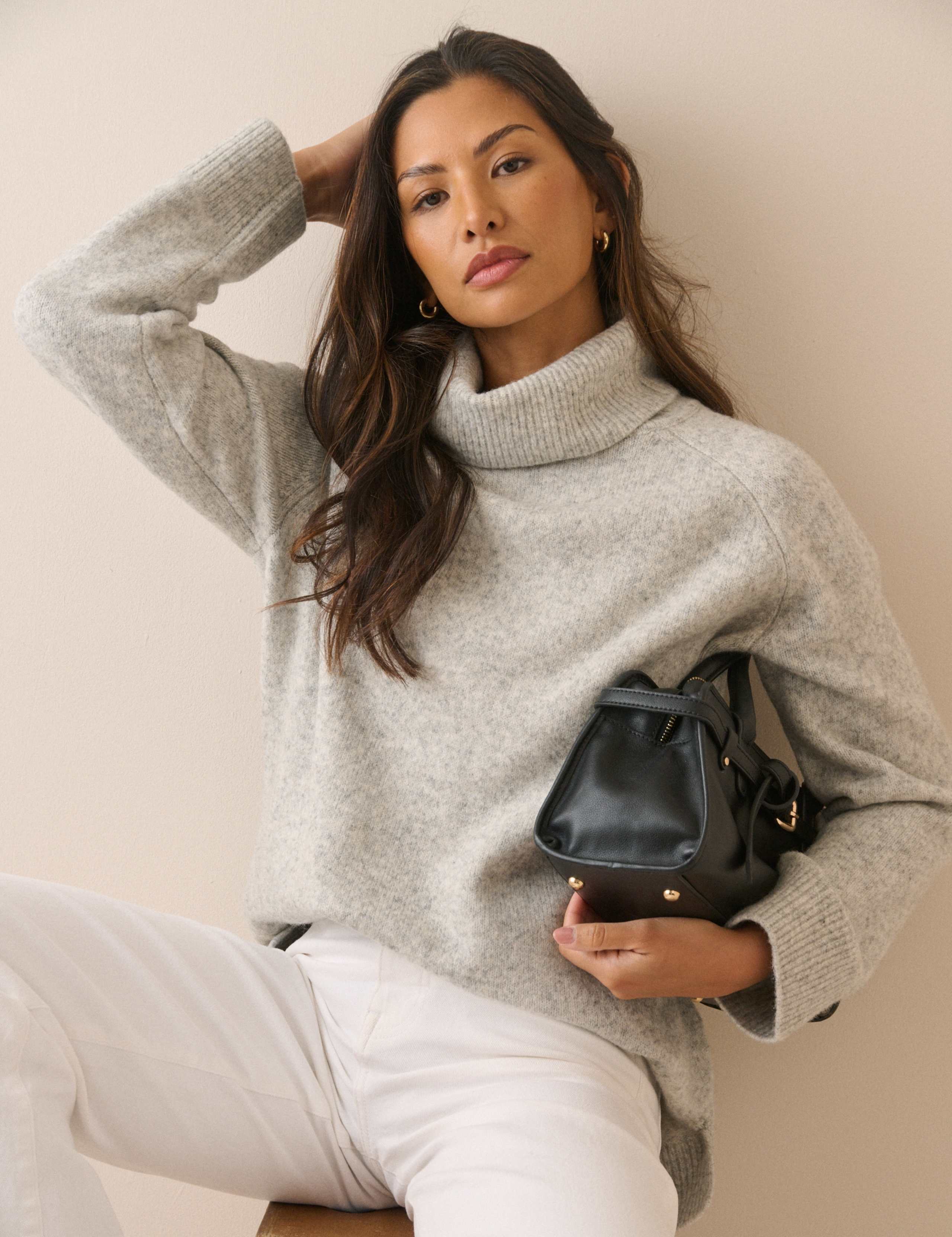 Roll Neck Jumper Relaxed Fit 1 of 5