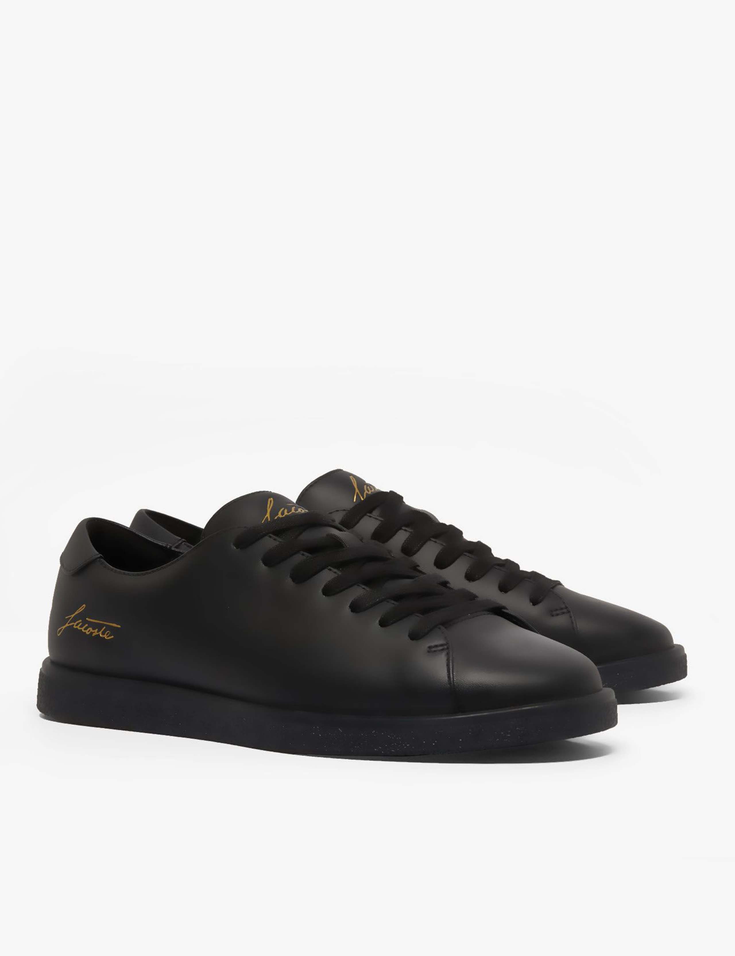 Leather Lace Up Trainers 2 of 4