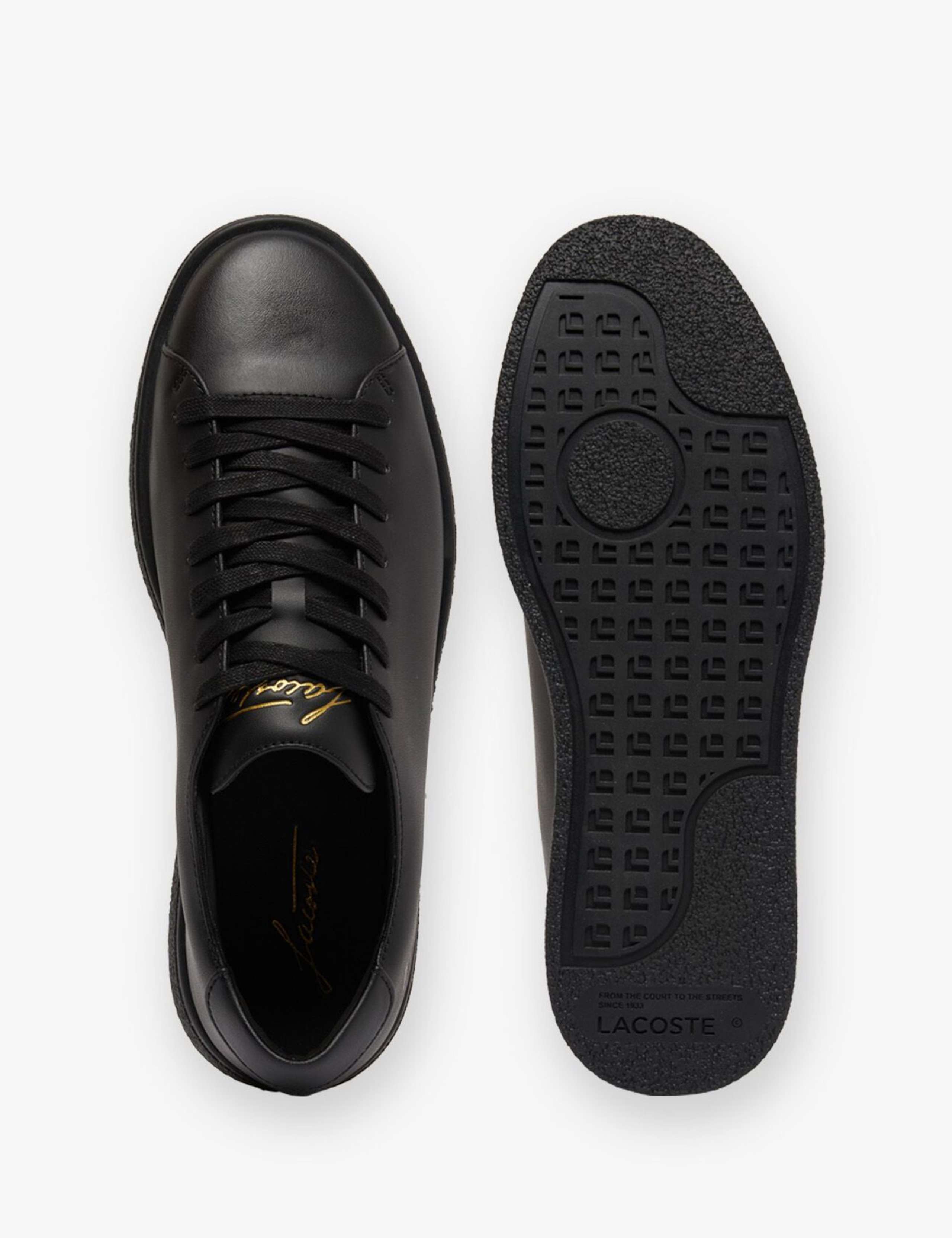 Leather Lace Up Trainers 3 of 4