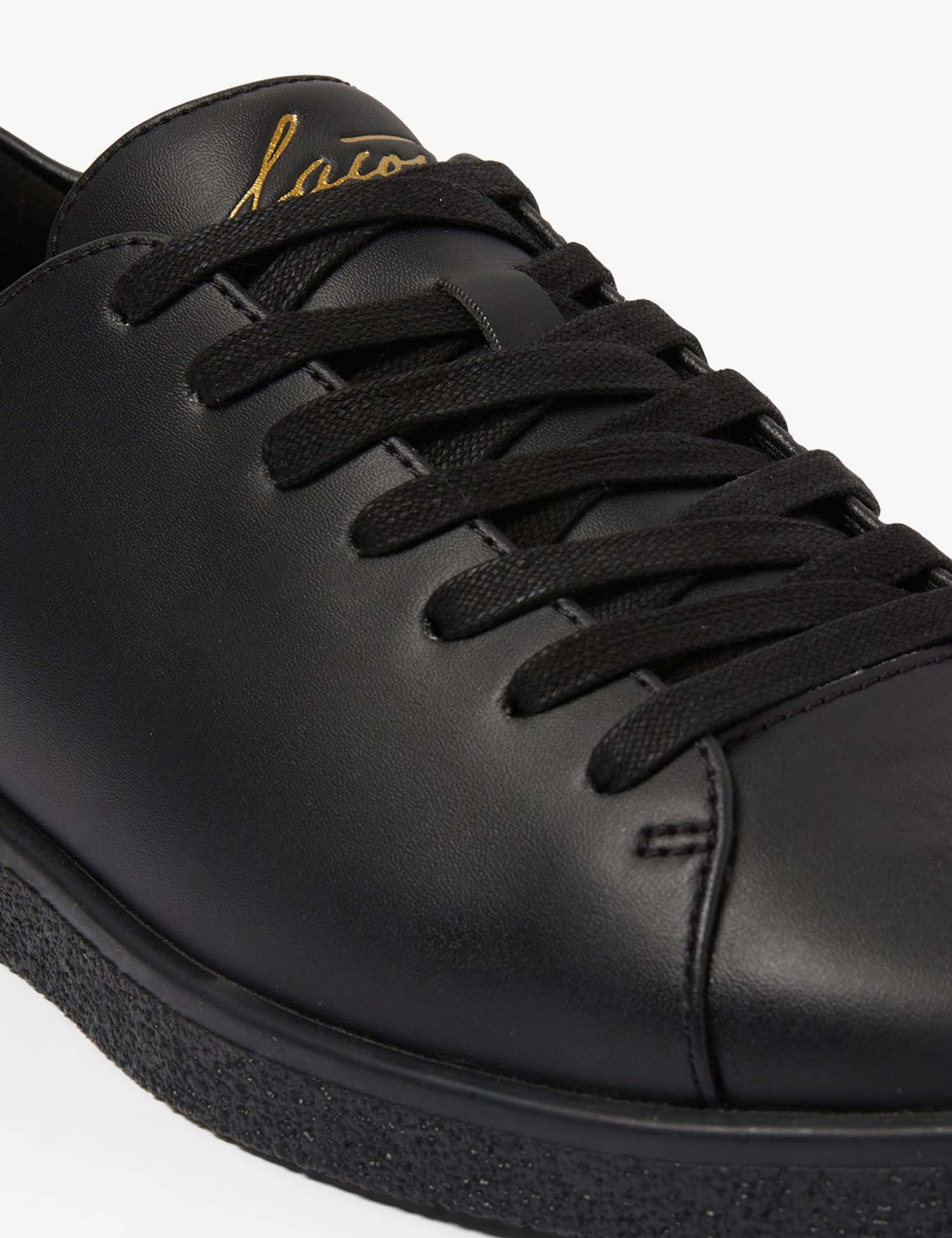 Leather Lace Up Trainers 4 of 4
