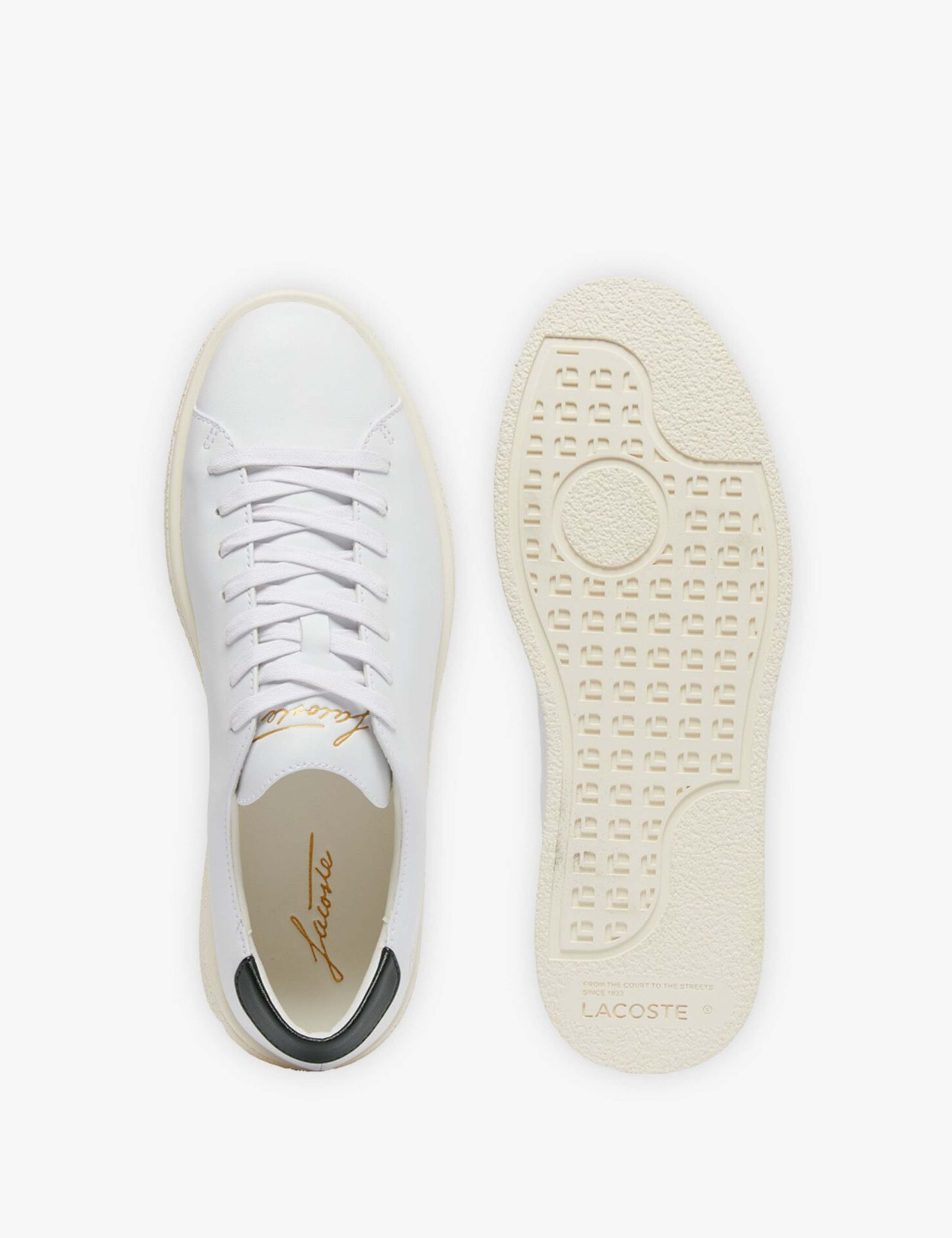 Leather Lace Up Trainers 3 of 4