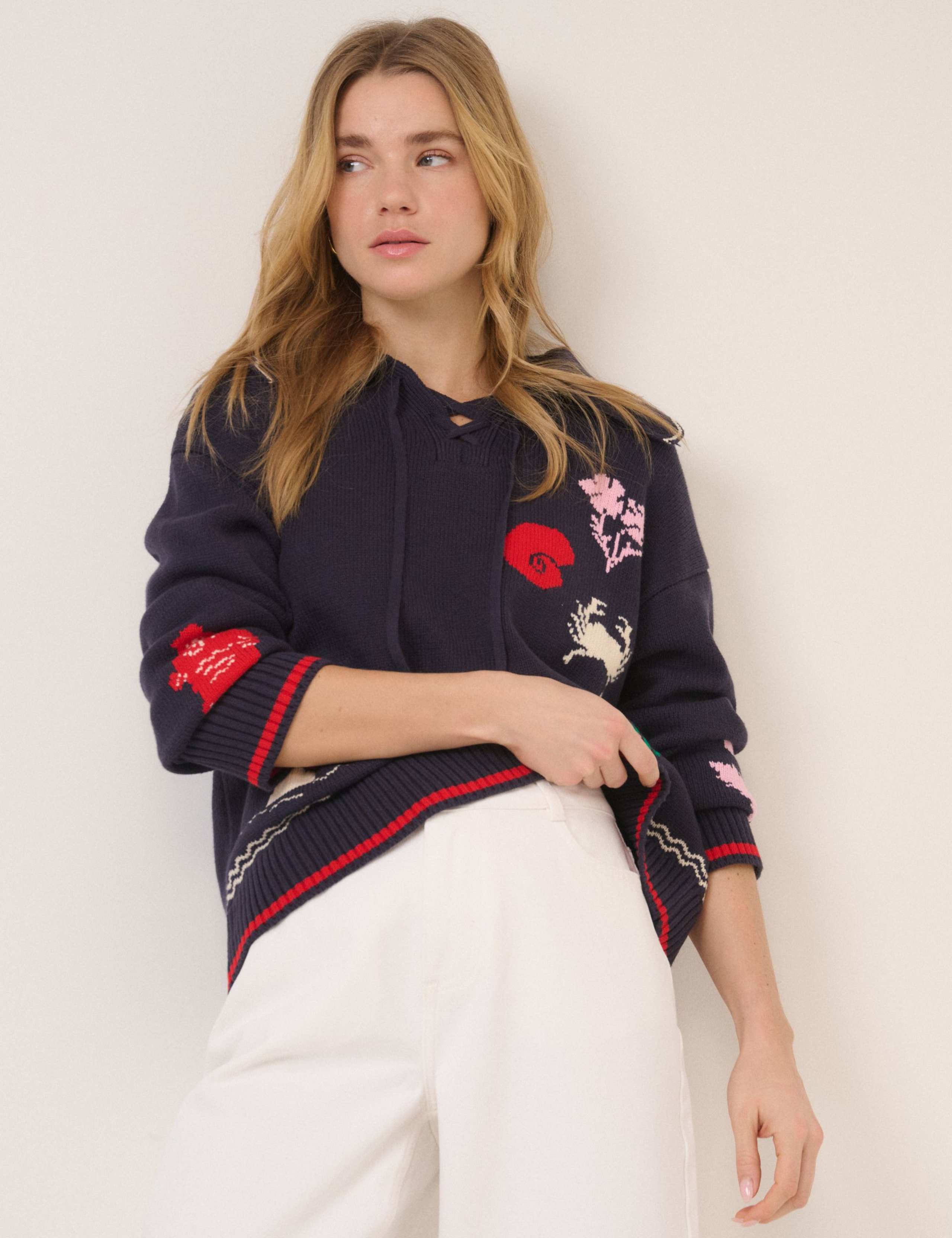 Cotton Rich Collared Jumper 2 of 4