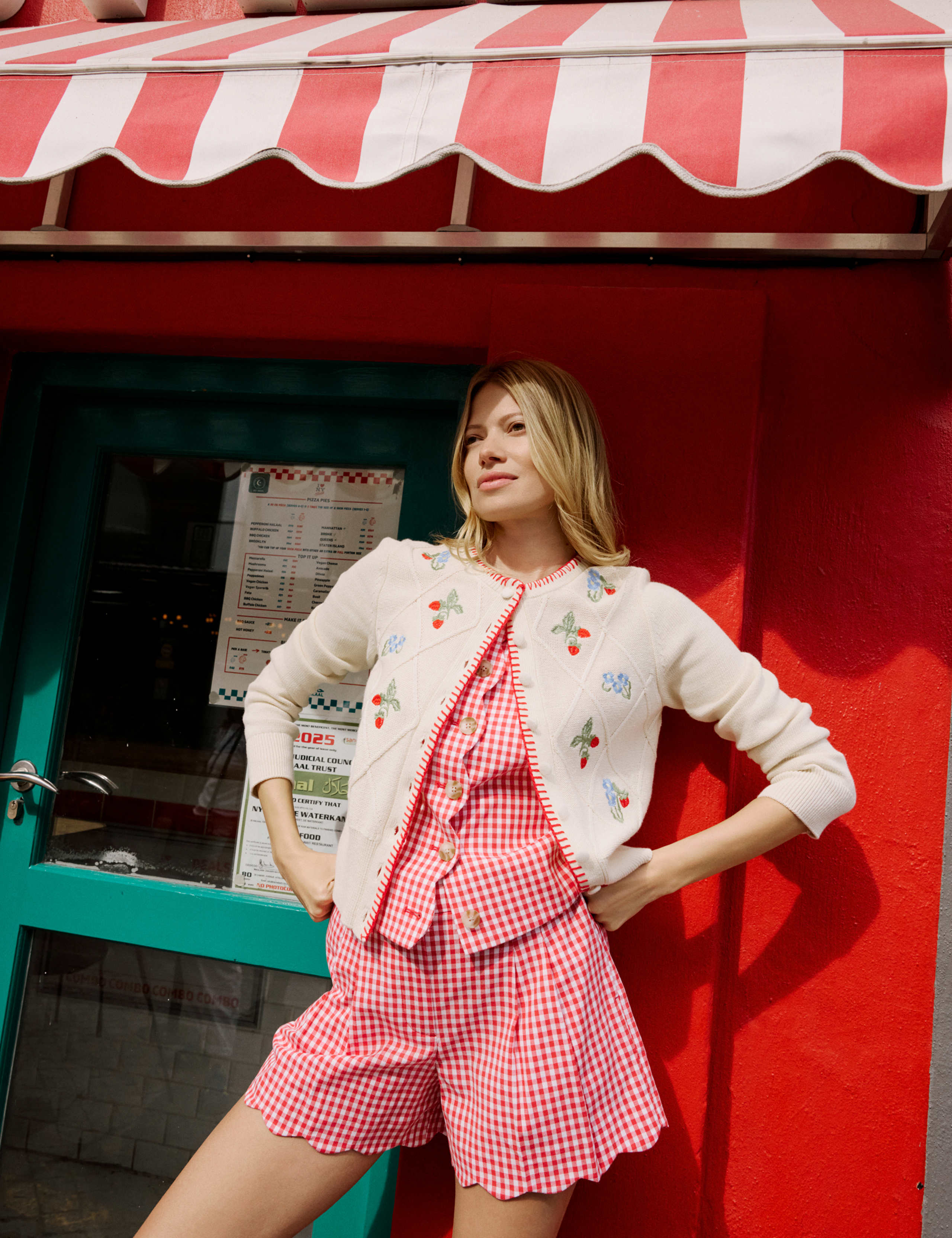 Pure Cotton Embroidered Button Front Cardigan 2 of 7