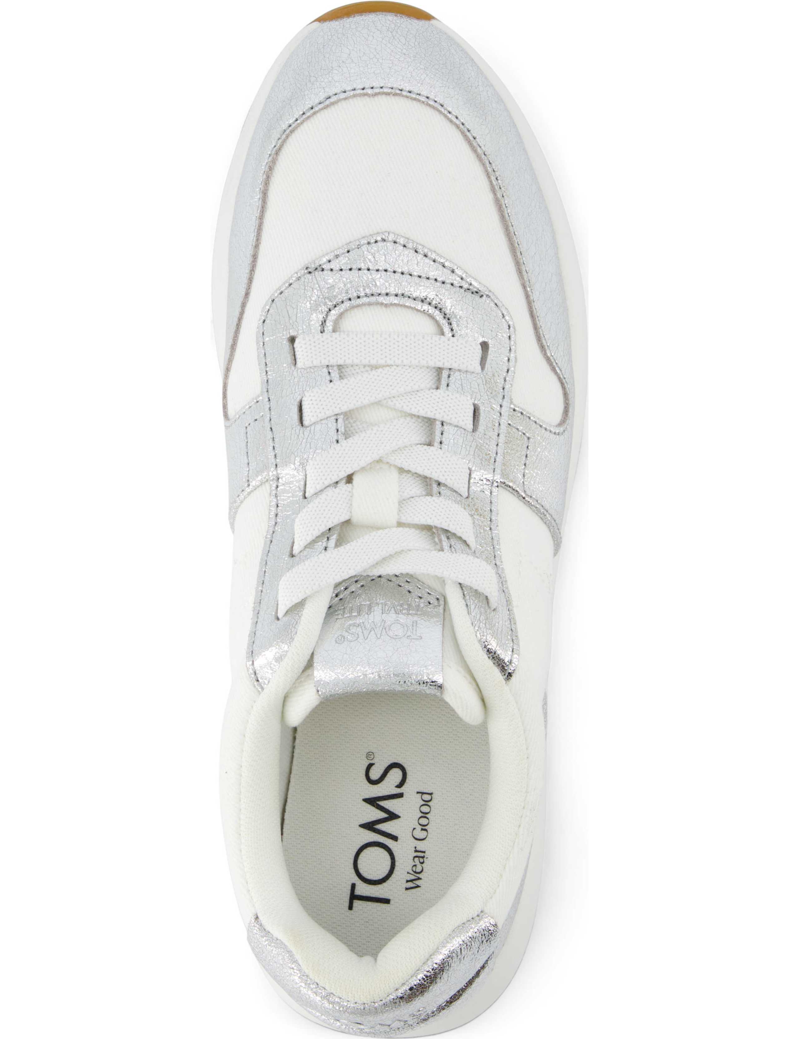 Leather Metallic Trainers 8 of 16