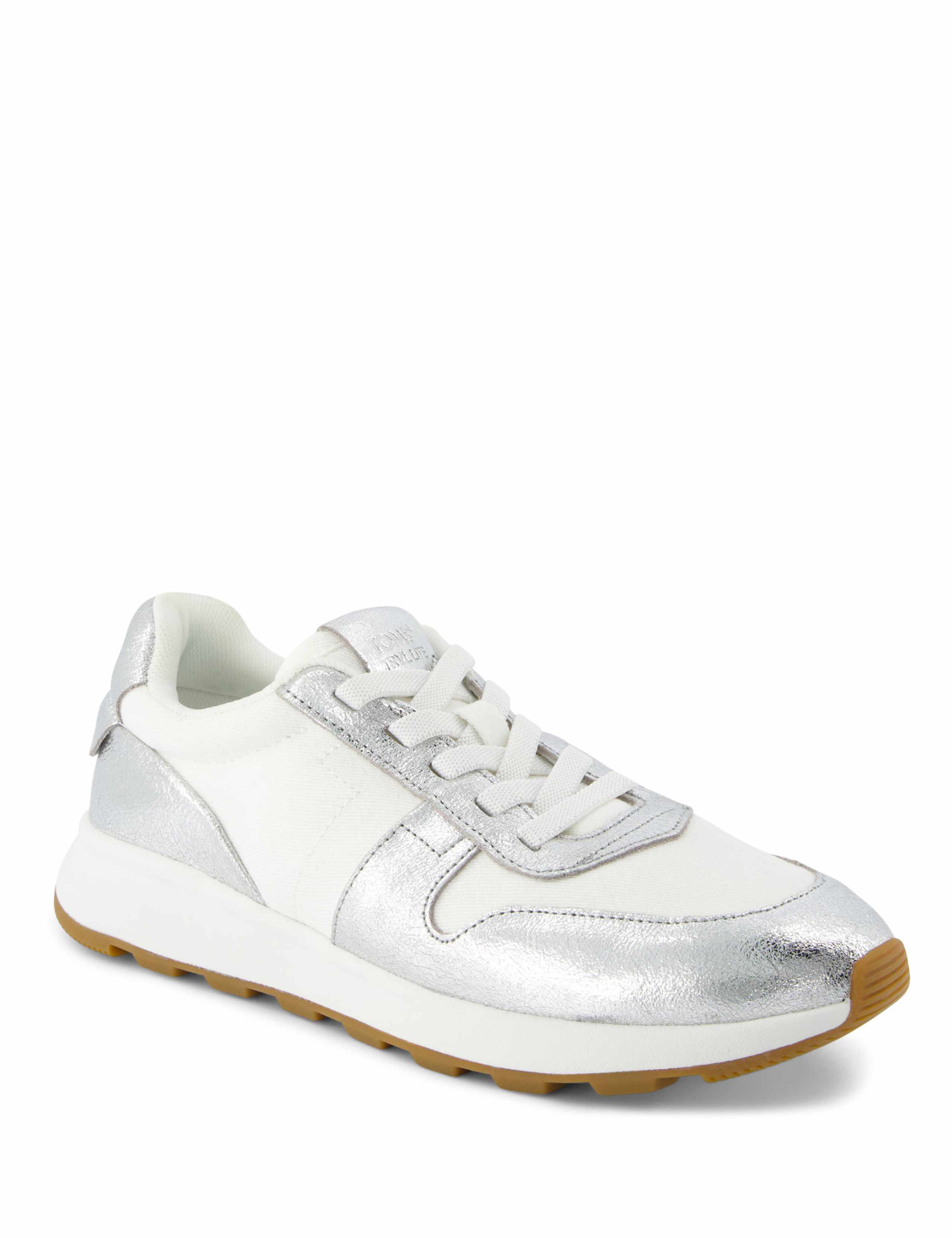 Leather Metallic Trainers 10 of 16