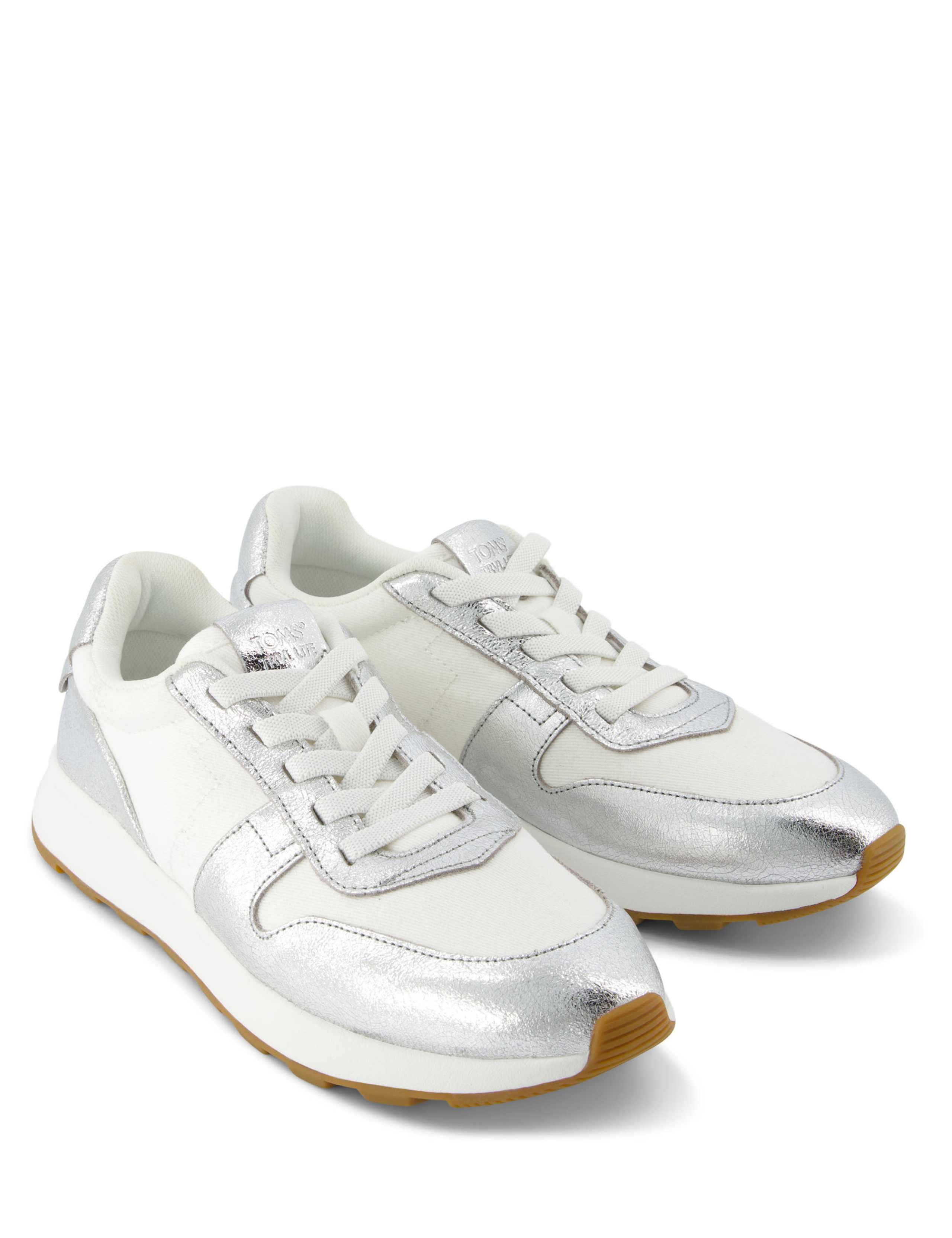 Leather Metallic Trainers 15 of 16