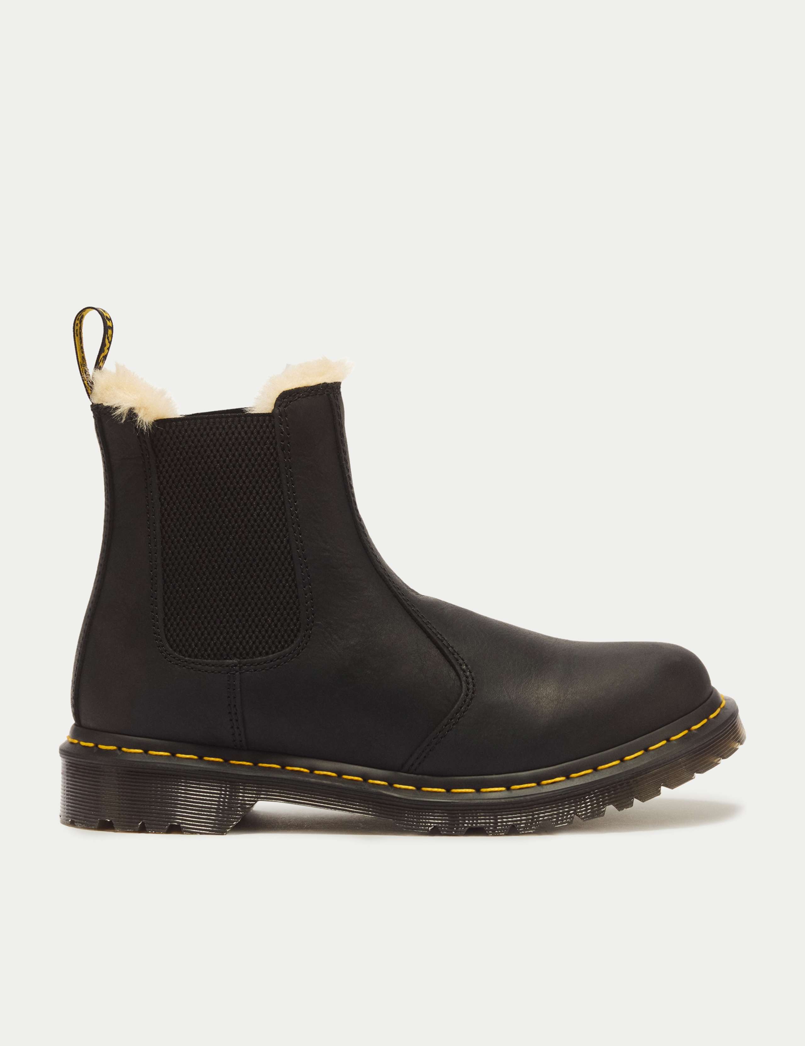 Leonore Faux Fur Lined Burnished Chelsea Boots 1 of 7