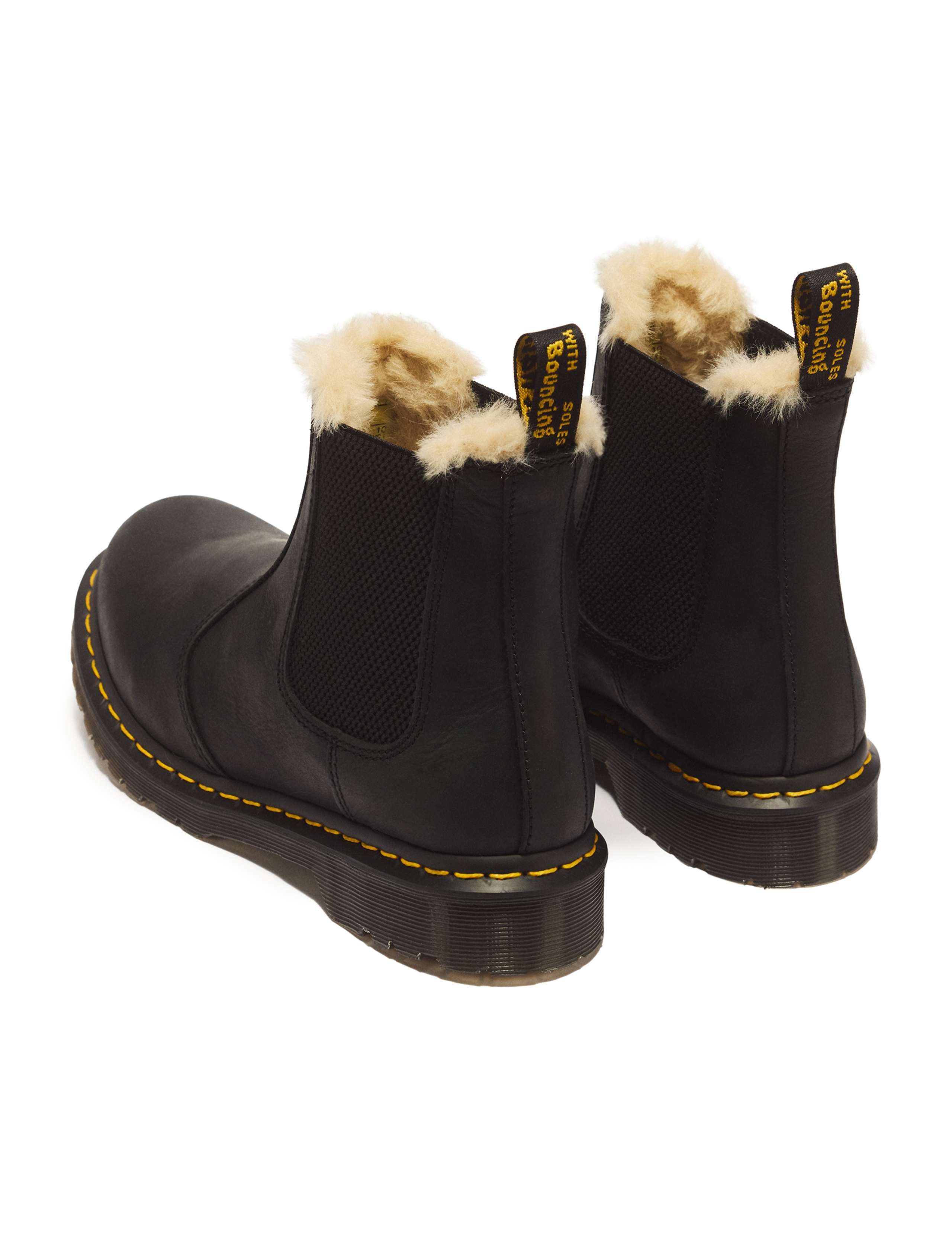 Leonore Faux Fur Lined Burnished Chelsea Boots 6 of 7