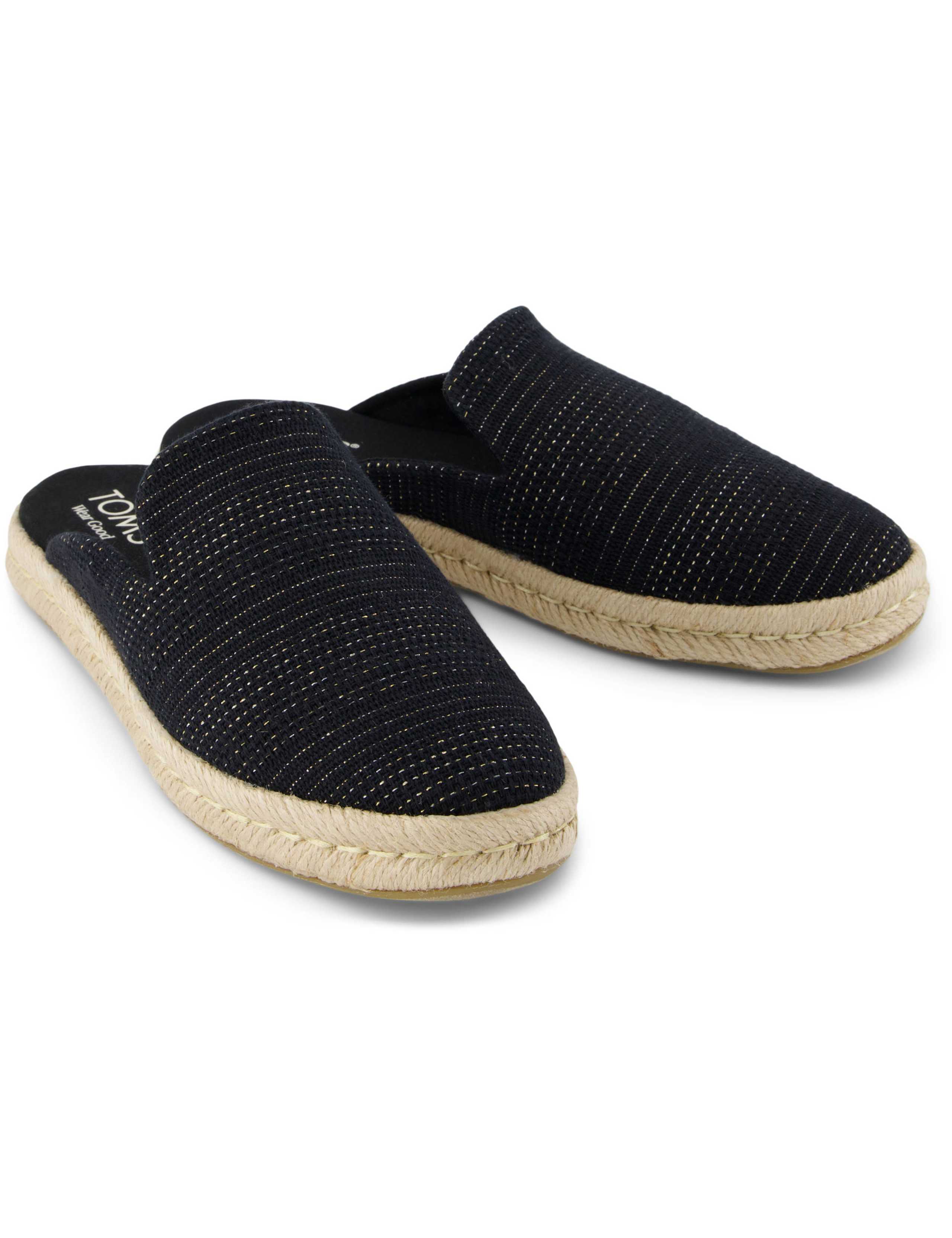 Metallic Flat Mule Espadrilles 2 of 16