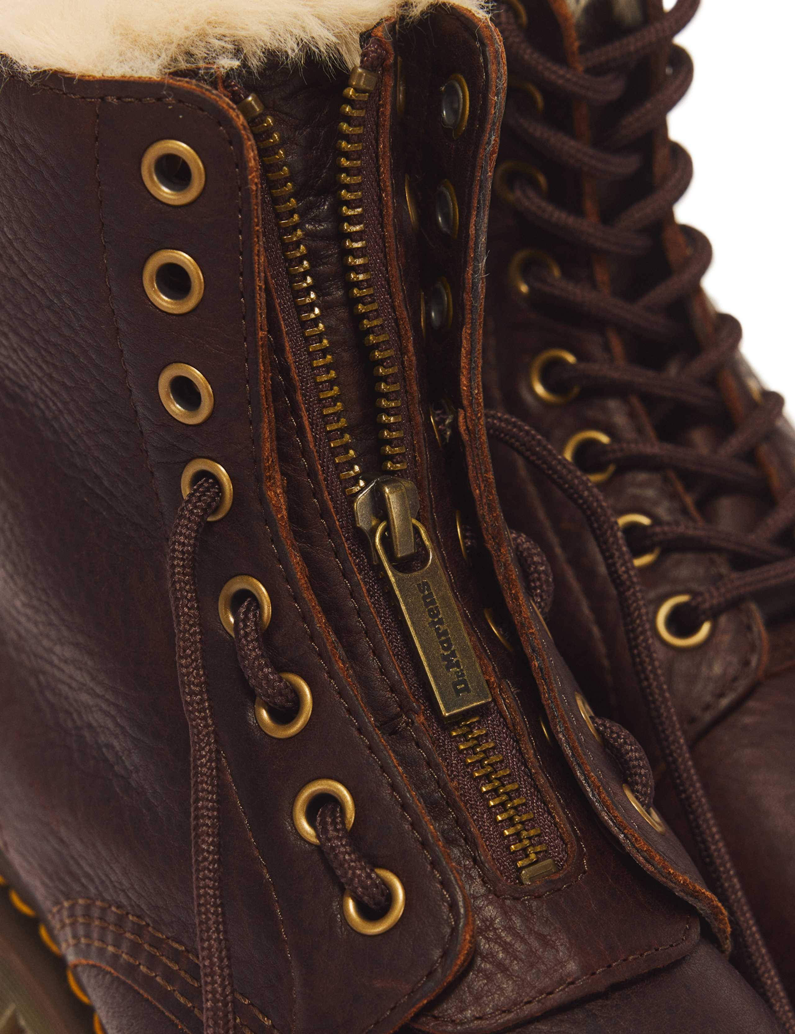 1460 Serena Zip 8 Eye Leather Boots 2 of 5