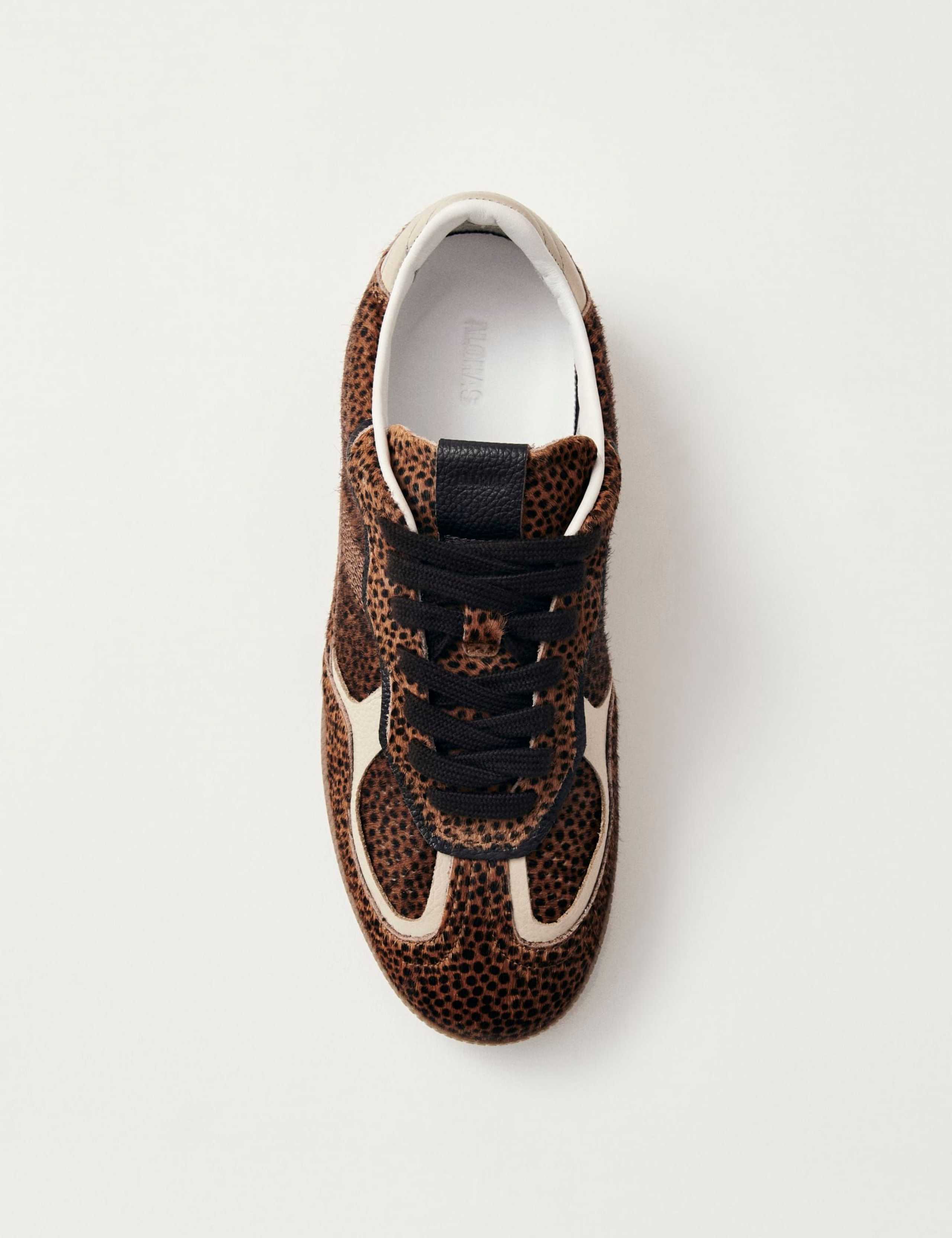 Tb.490 Rife Leather Animal Print Trainers 3 of 5