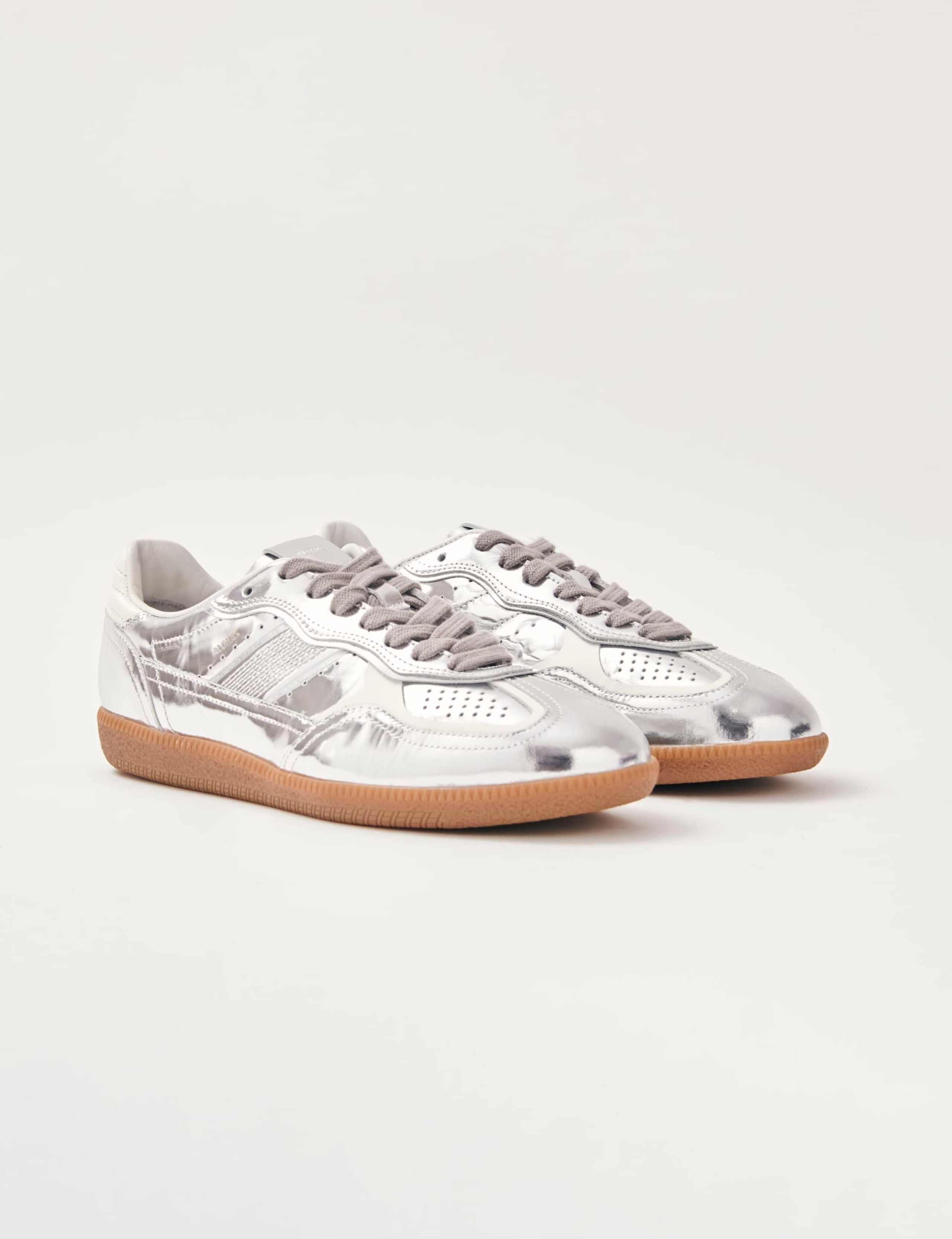 Tb.490 Leather Metallic Trainers 5 of 6