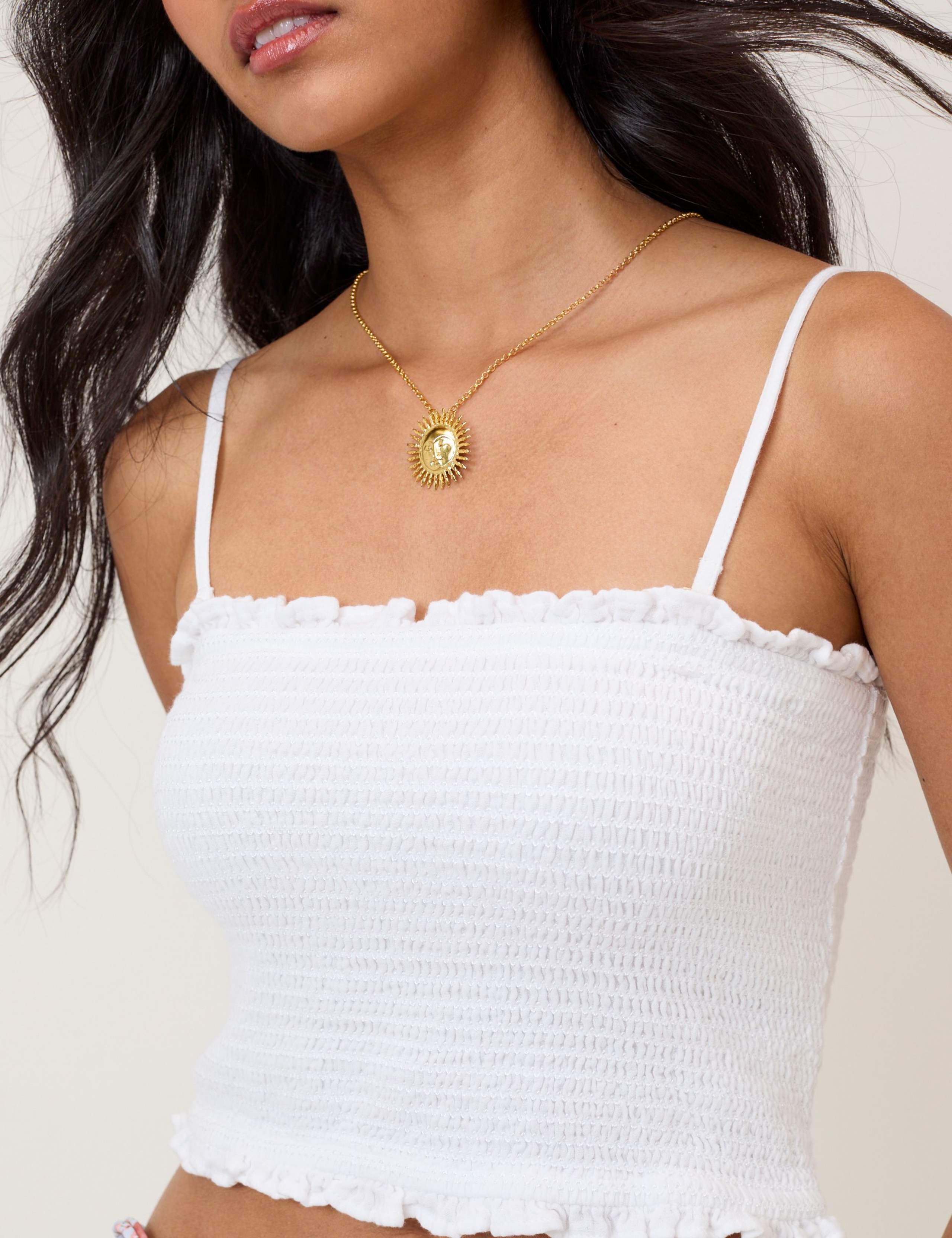 Pure Cotton Fitted Bandeau Top 3 of 5