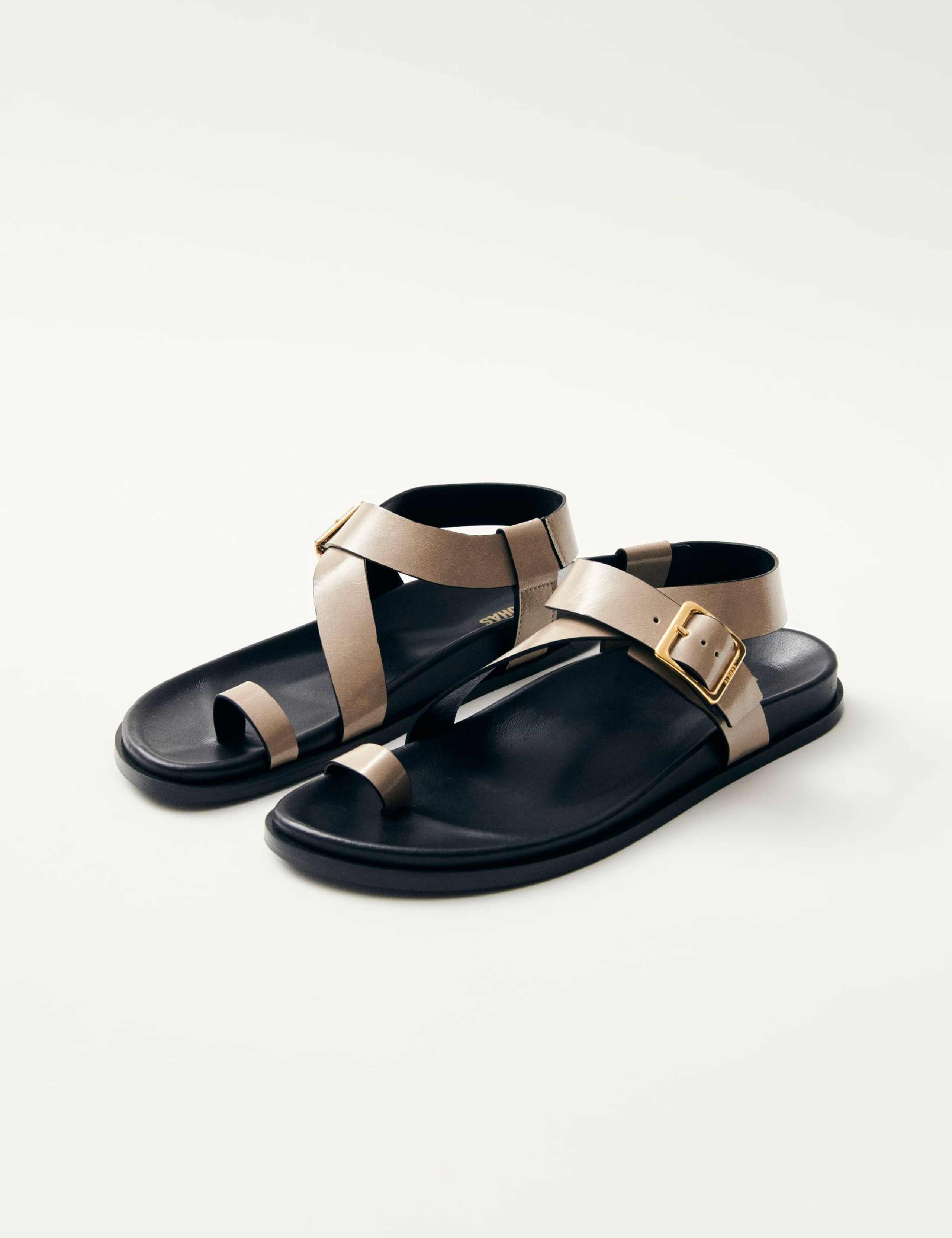 Siren Leather Flat Toe Loop Sandals 5 of 5