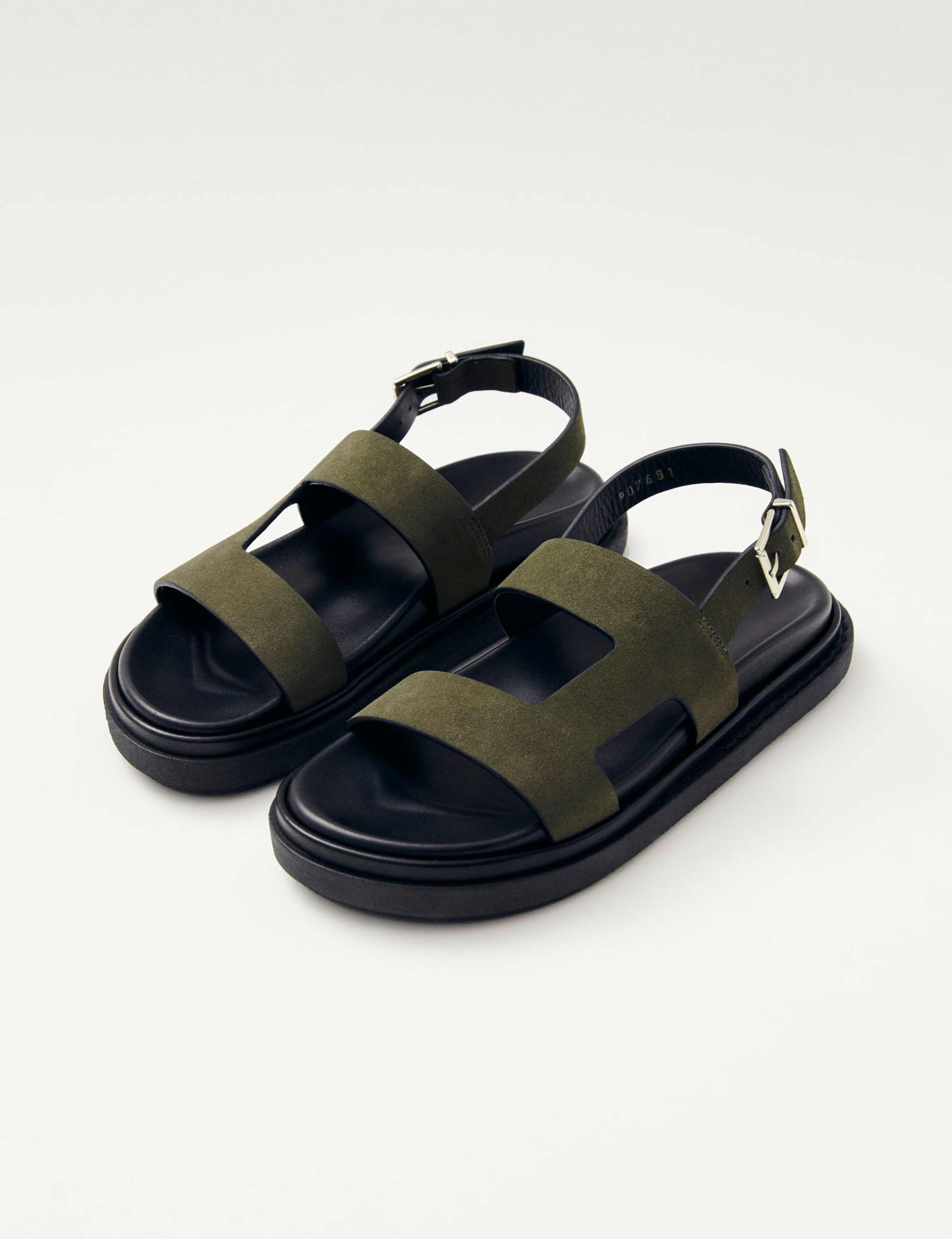 Lorelei Suede Footbed Sandals 3 of 5