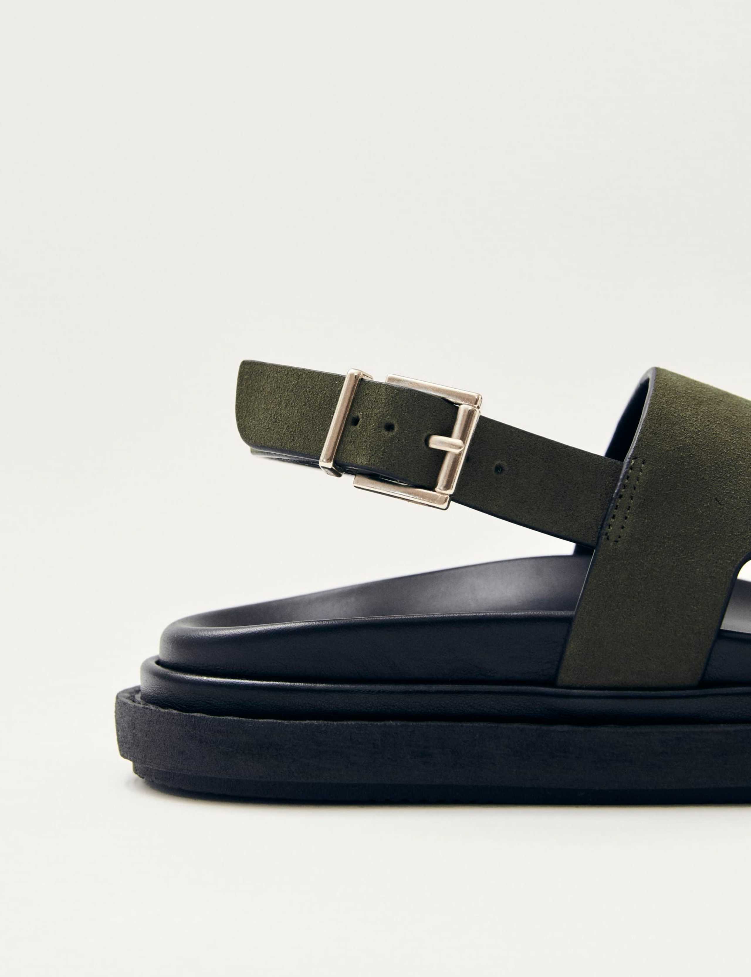 Lorelei Suede Footbed Sandals 4 of 5