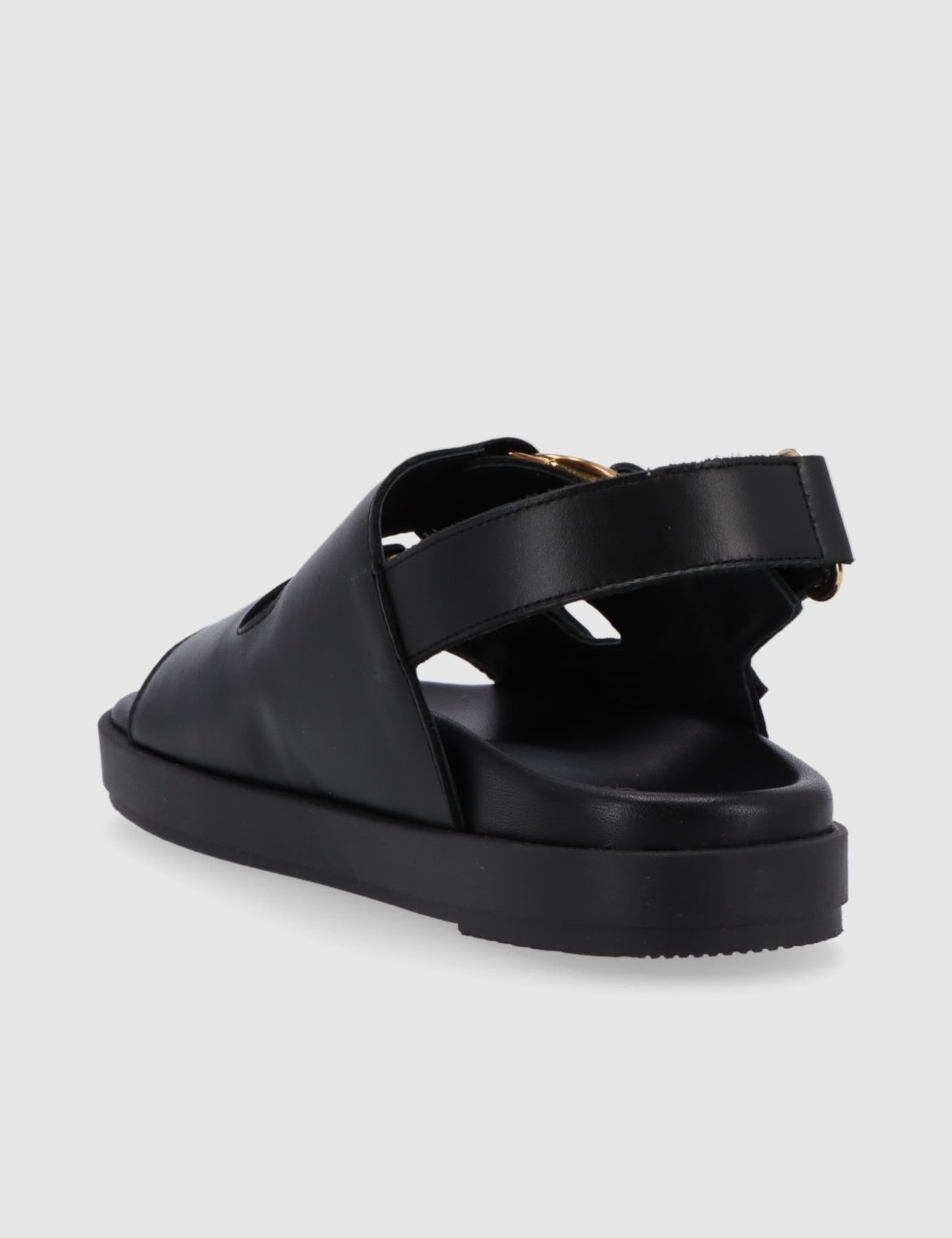 Maui Leather Buckle Footbed Sandals 3 of 5