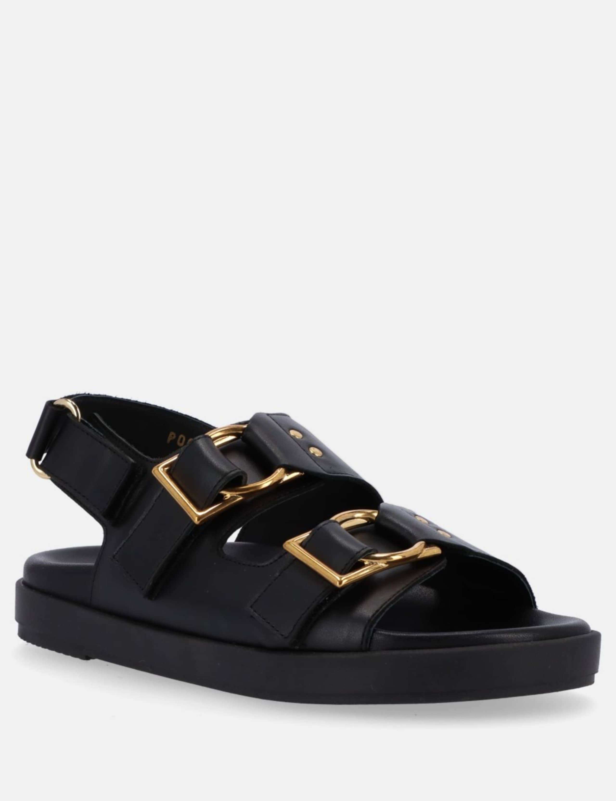 Maui Leather Buckle Footbed Sandals 5 of 5