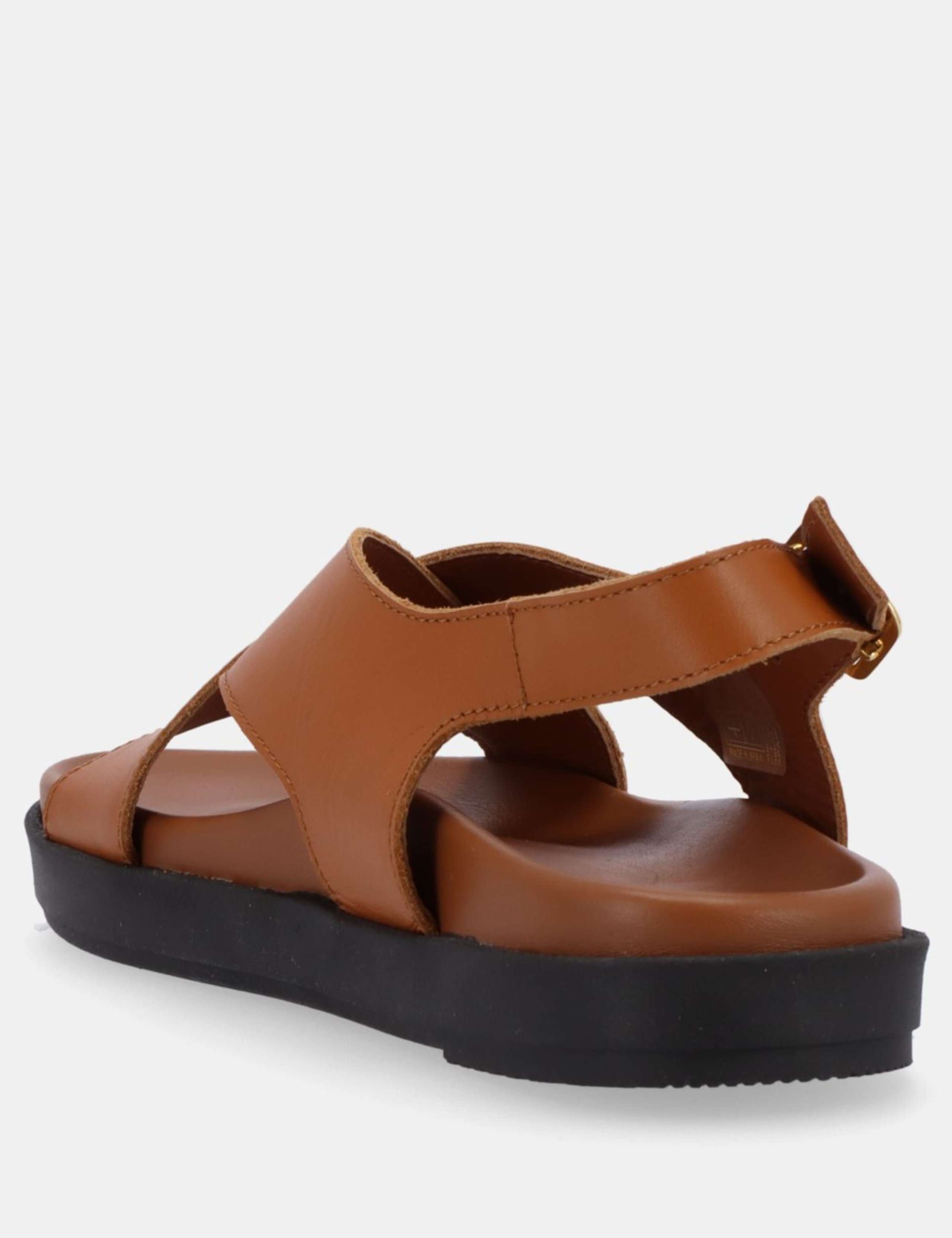 Nico Leather Flat Sandals 4 of 4
