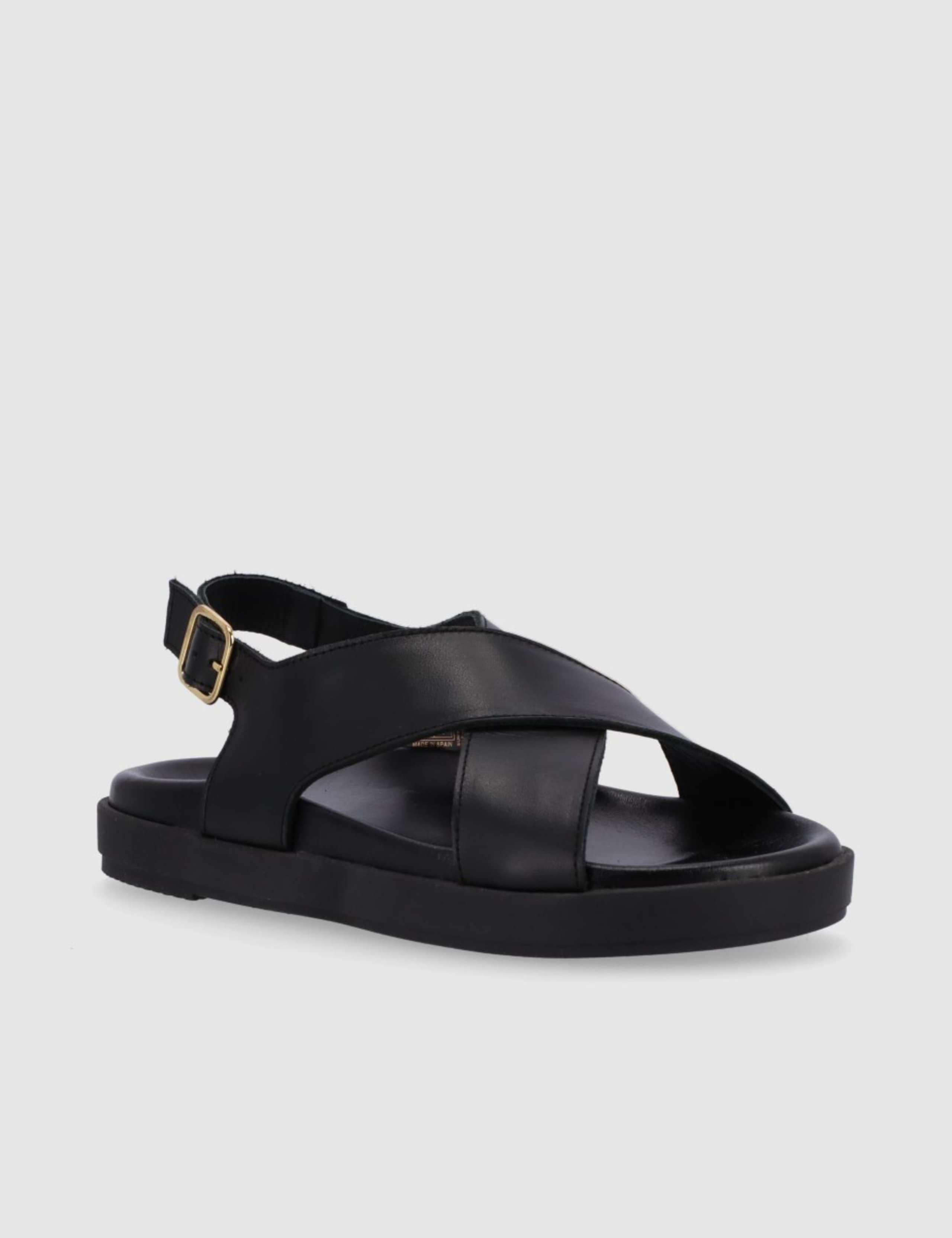 Nico Leather Flat Sandals 4 of 4