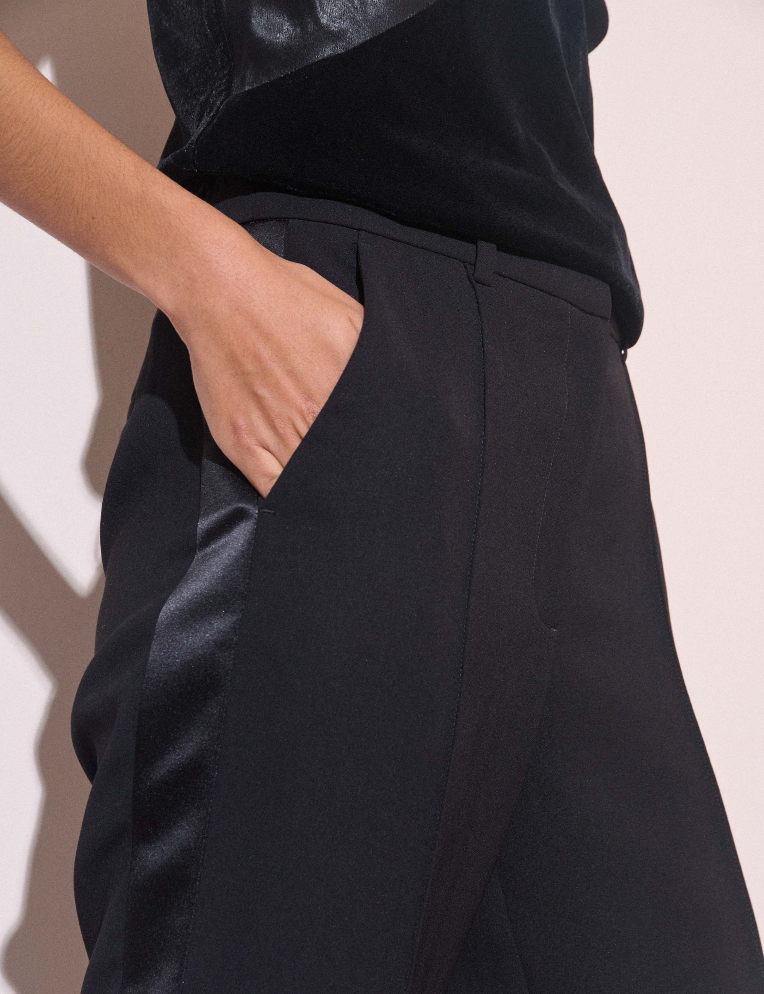 Satin Trim Cigarette Trousers 5 of 5