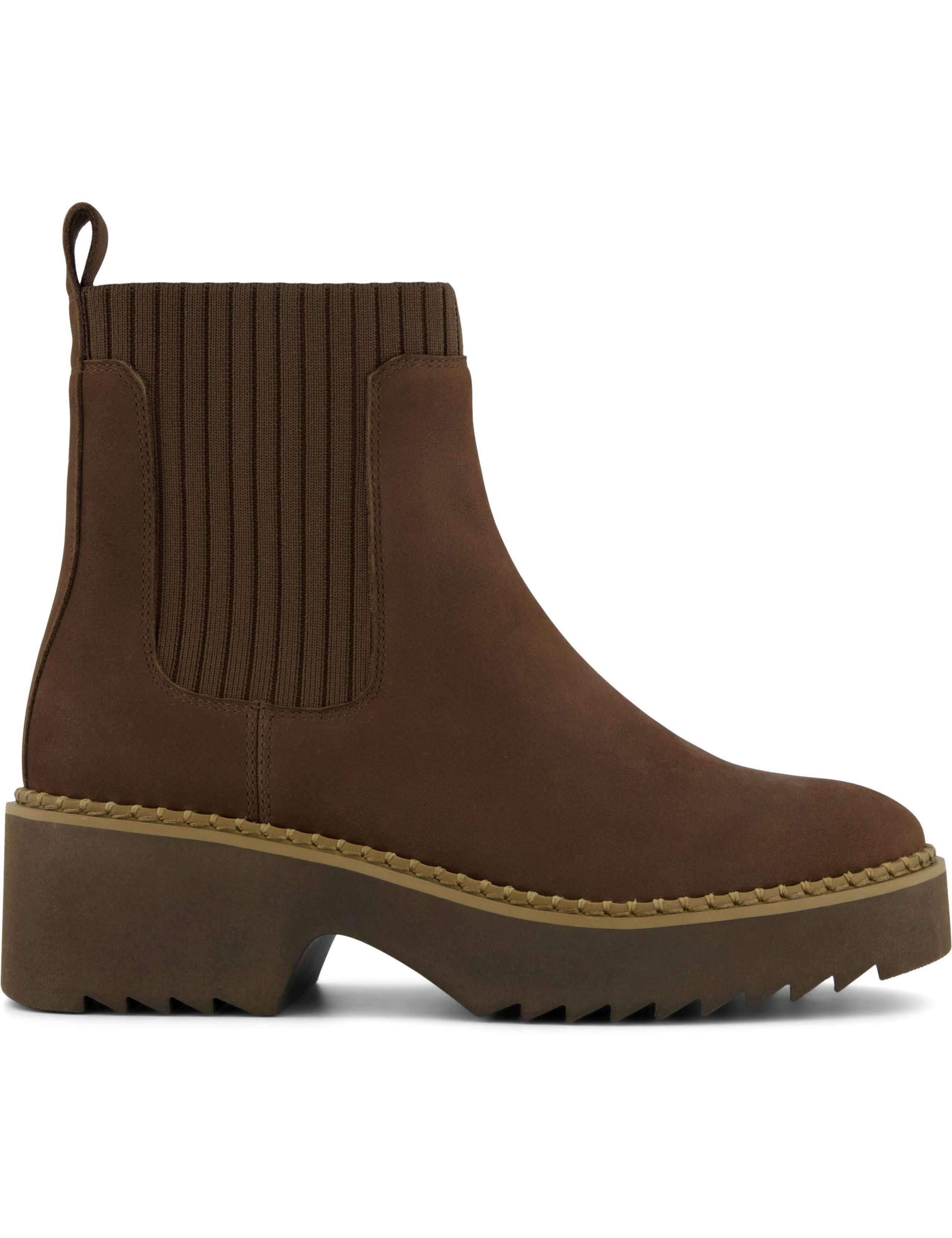 Leather Wedge Chelsea Boots 1 of 6