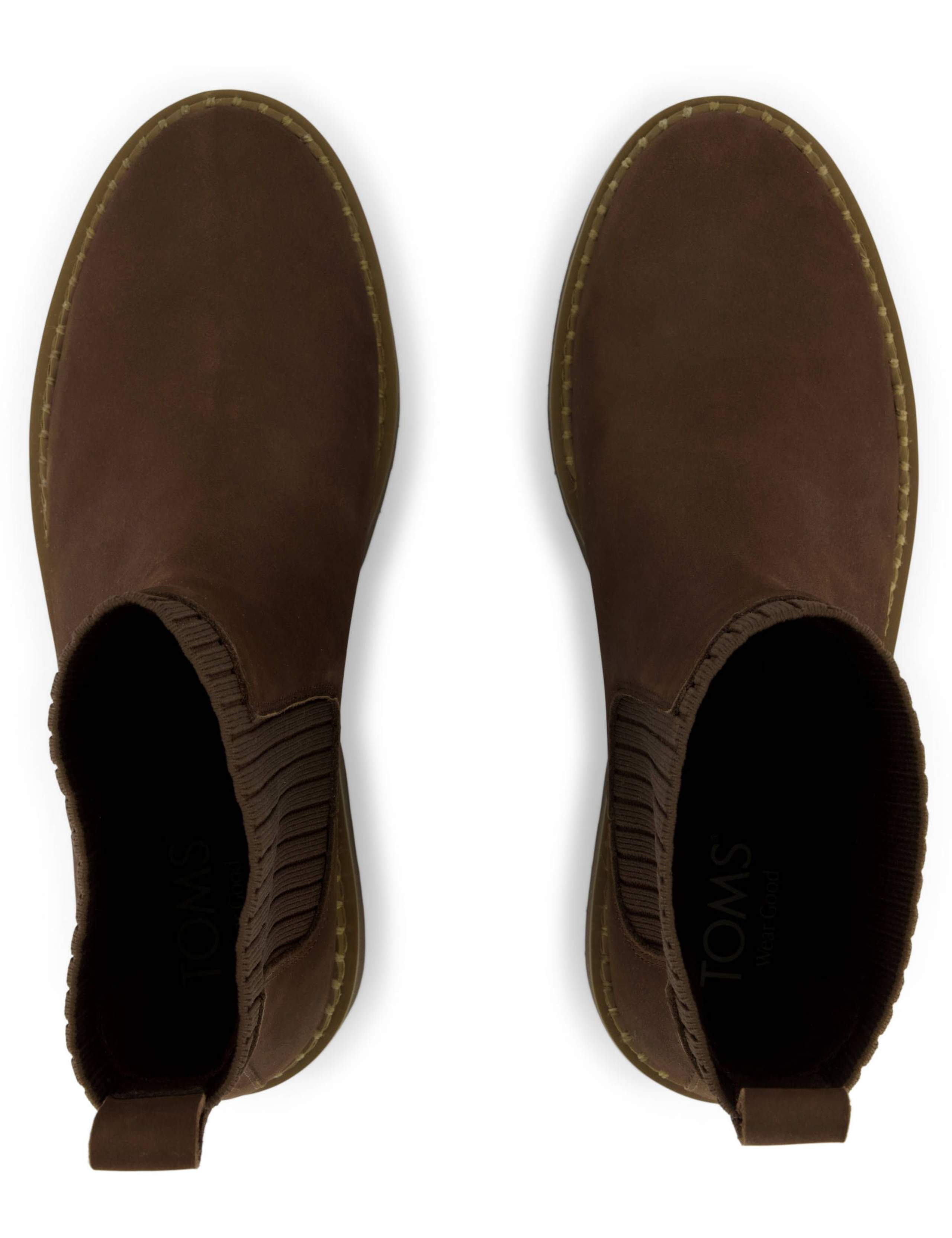 Leather Wedge Chelsea Boots 3 of 6