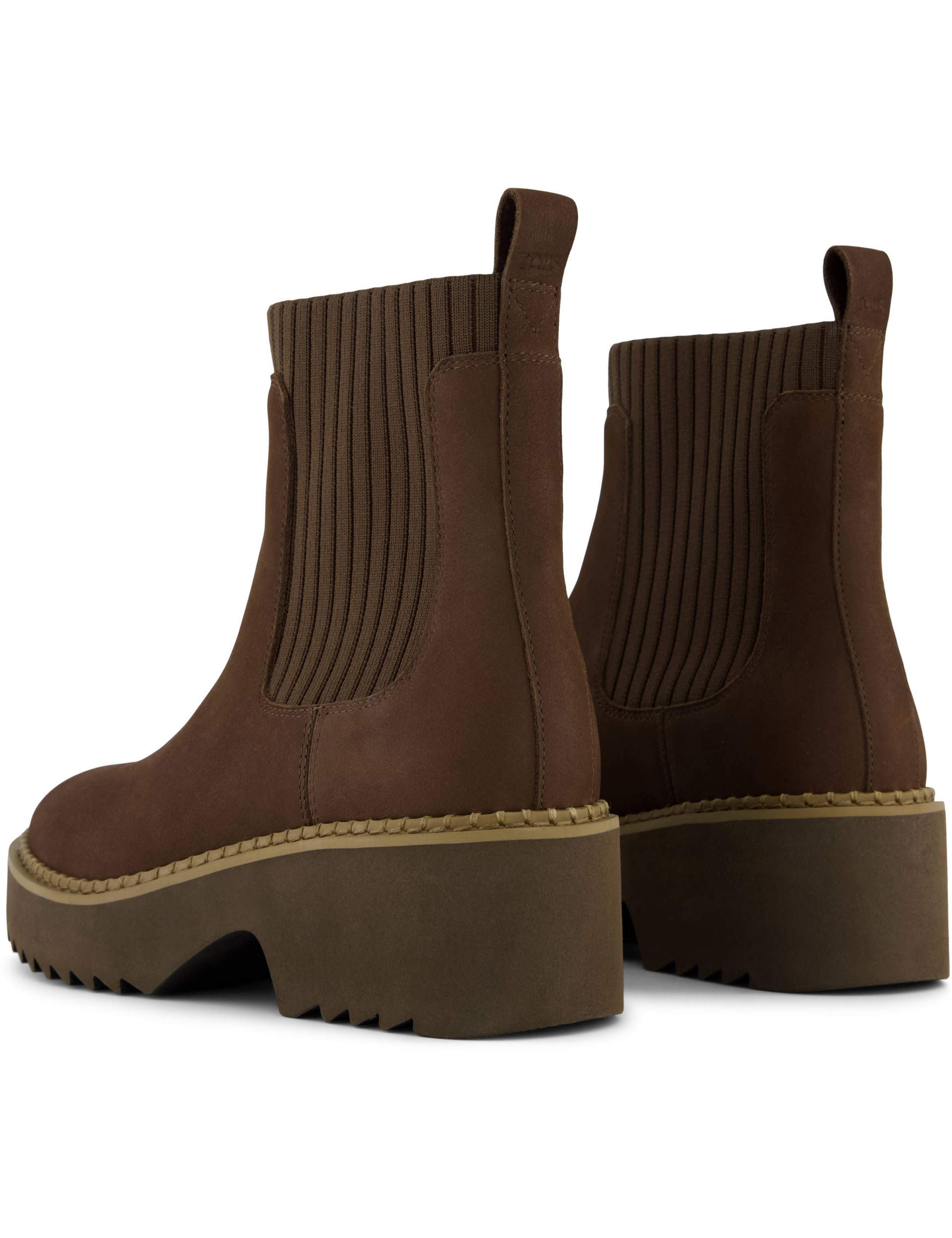 Leather Wedge Chelsea Boots 6 of 6