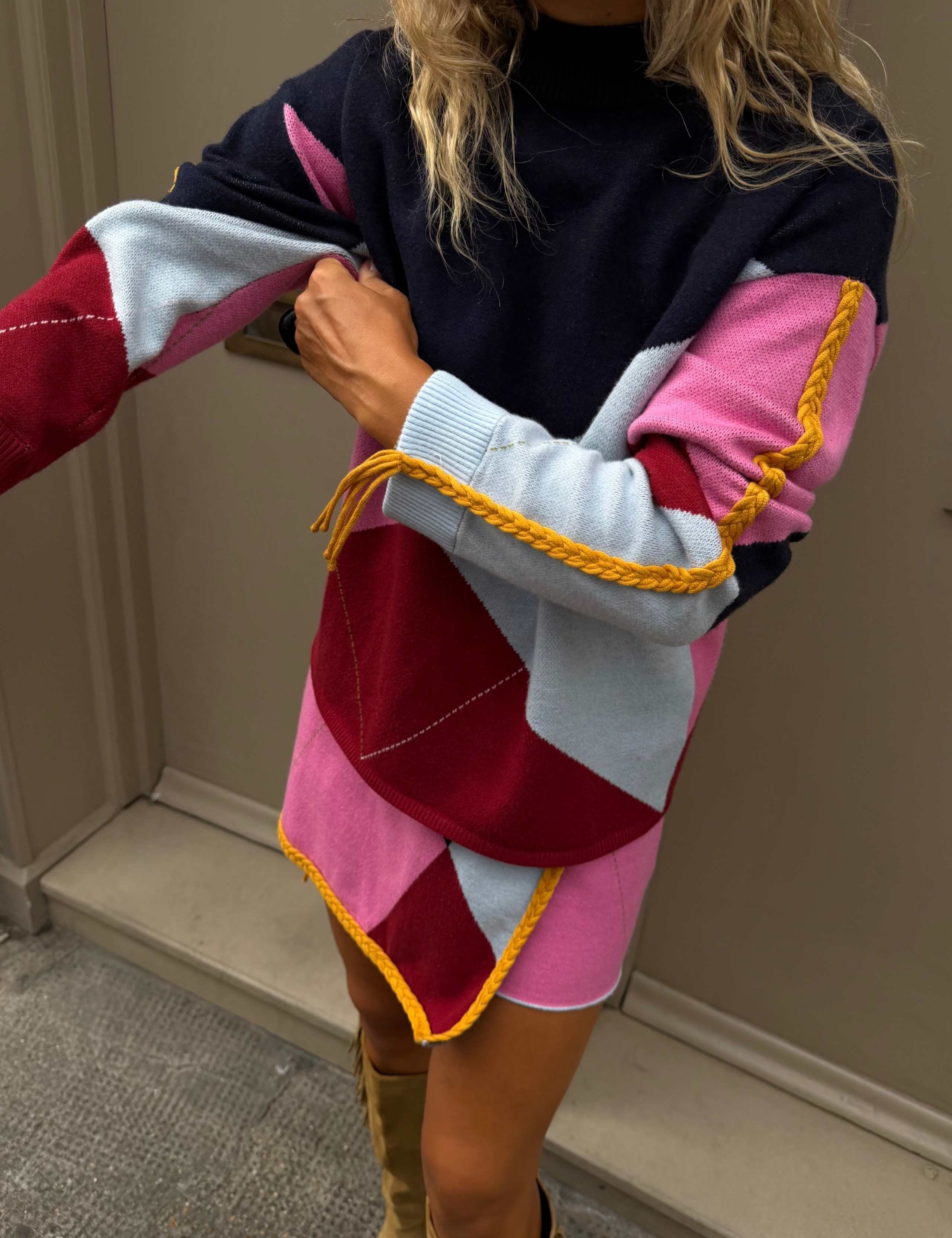 Argyle Crew Neck Regular Fit Jumper 2 of 5