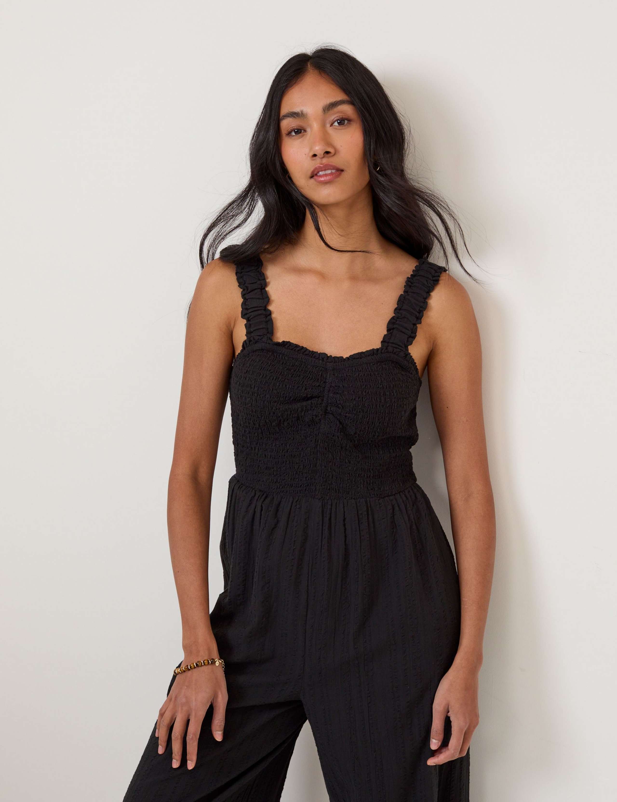 Pure Cotton Strappy Jumpsuit 2 of 5