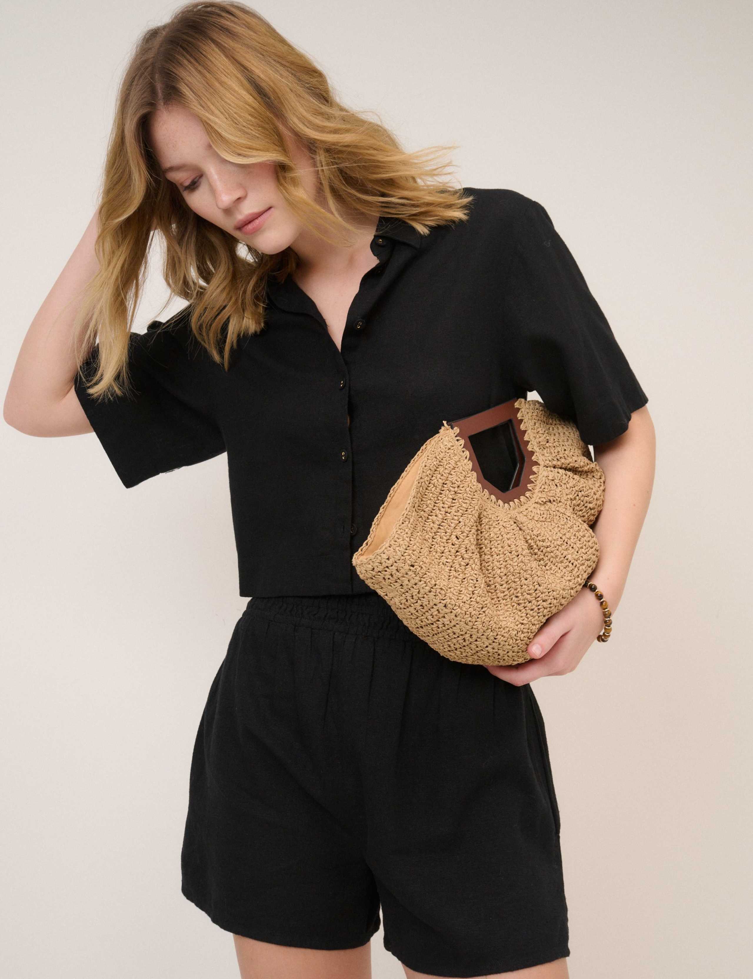 Linen Rich Shorts 1 of 4