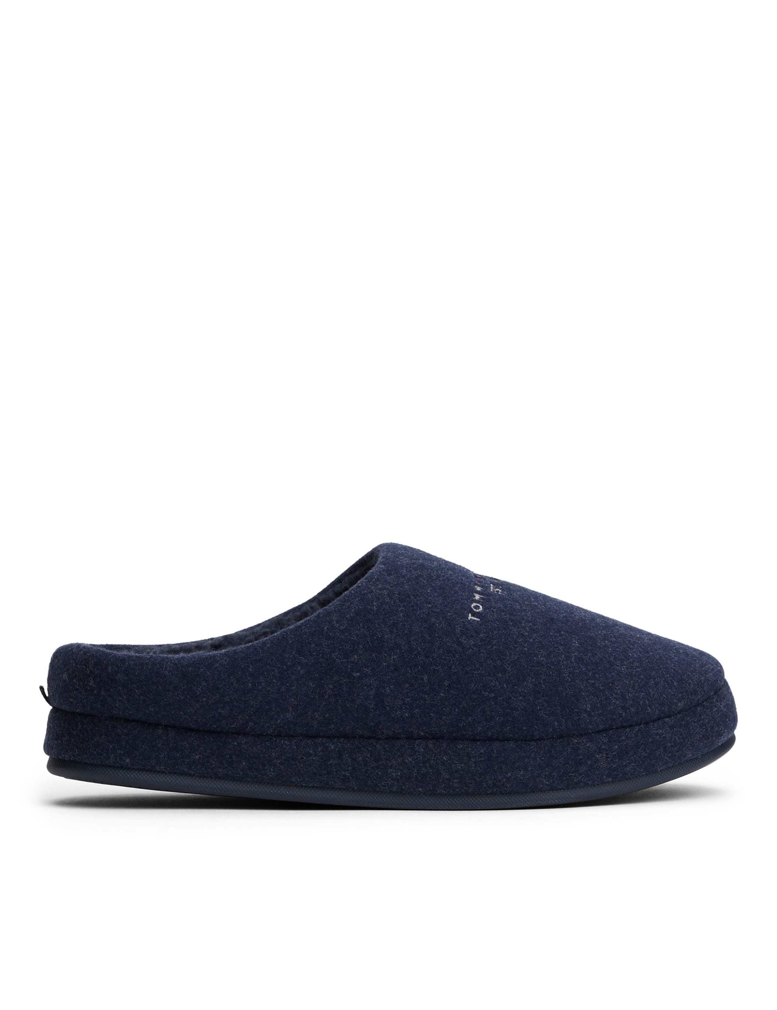 Felt House Shoe Mule Slippers 1 of 6