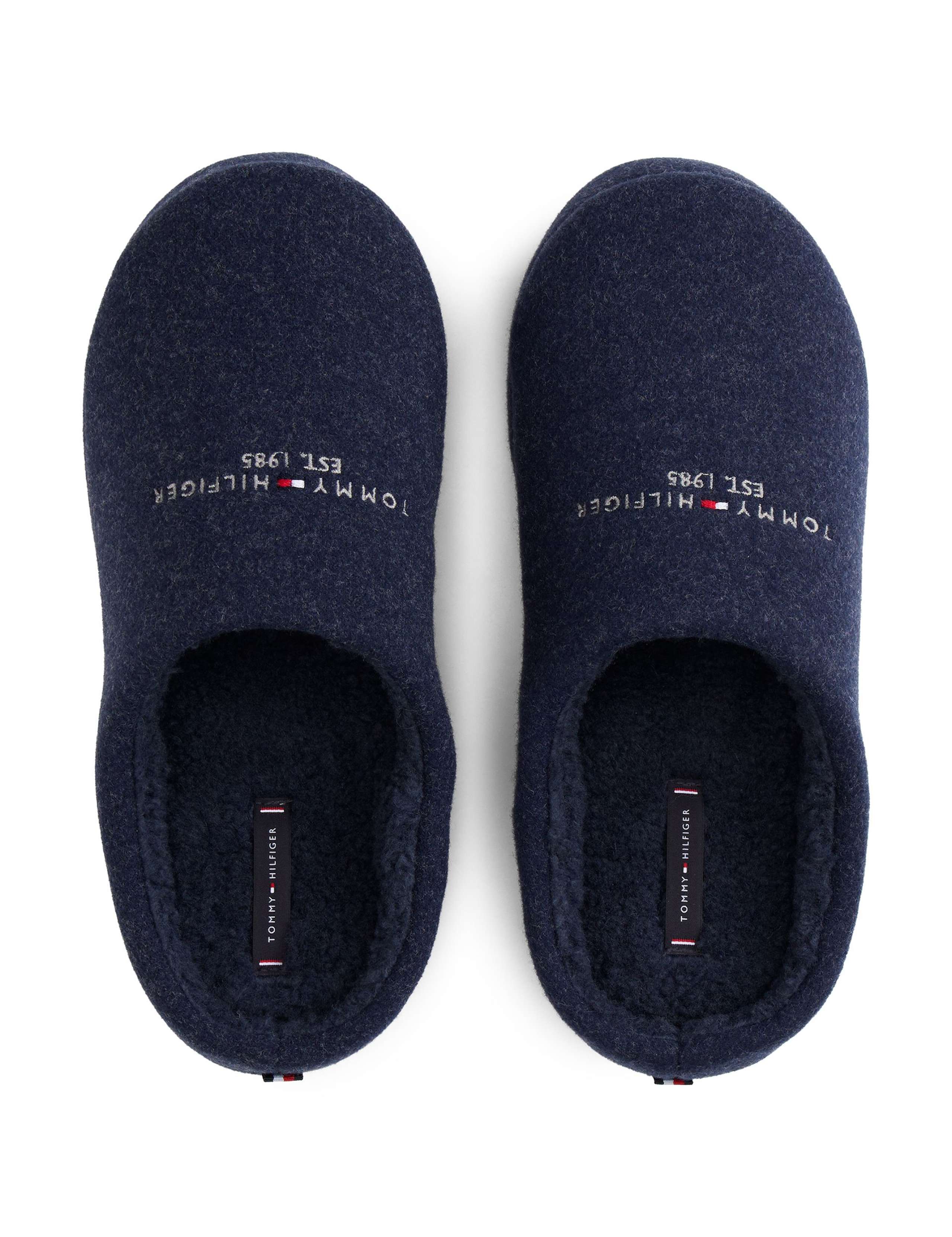 Felt House Shoe Mule Slippers 2 of 6