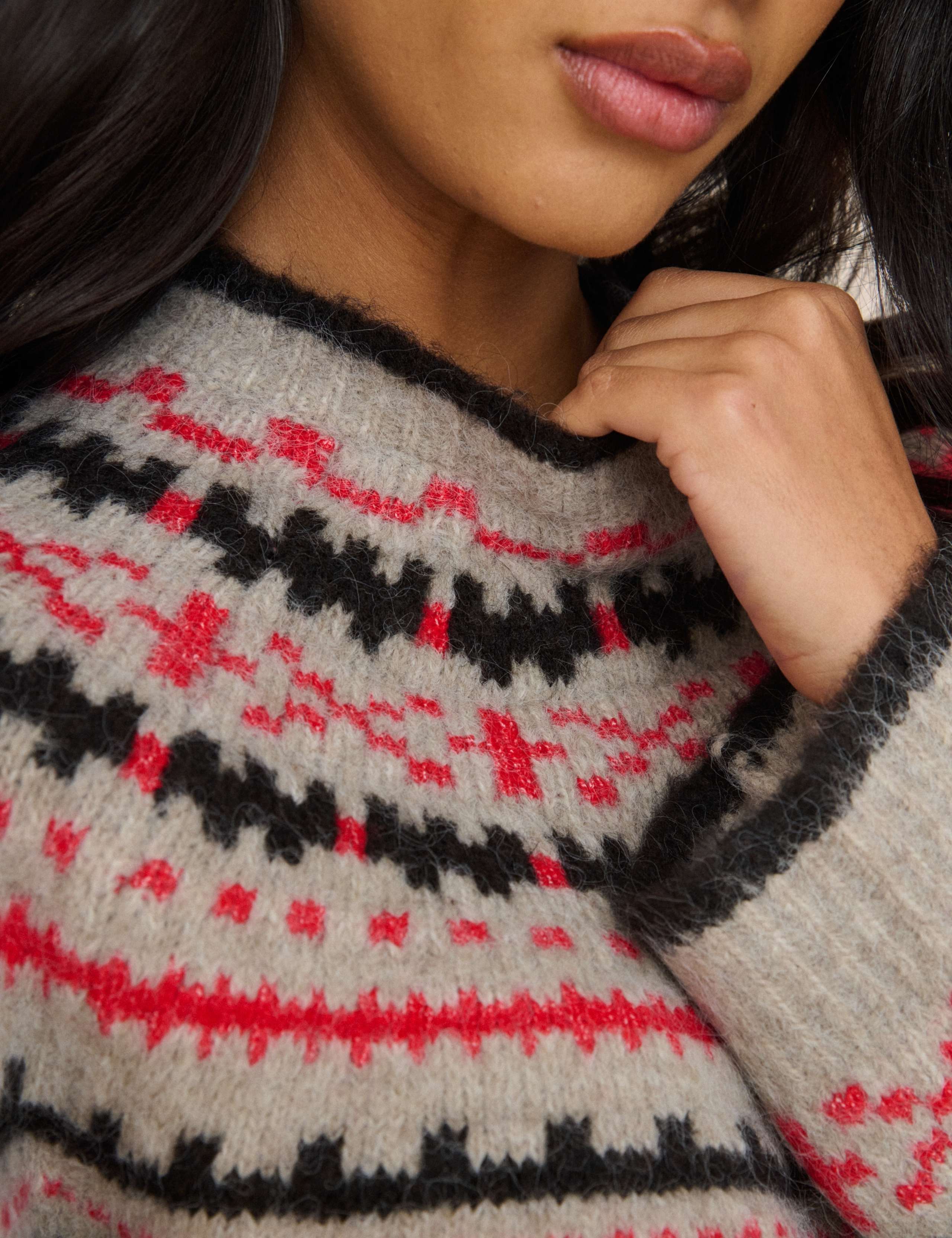 Fair Isle Nordic Crew Neck Relaxed Jumper 5 of 5