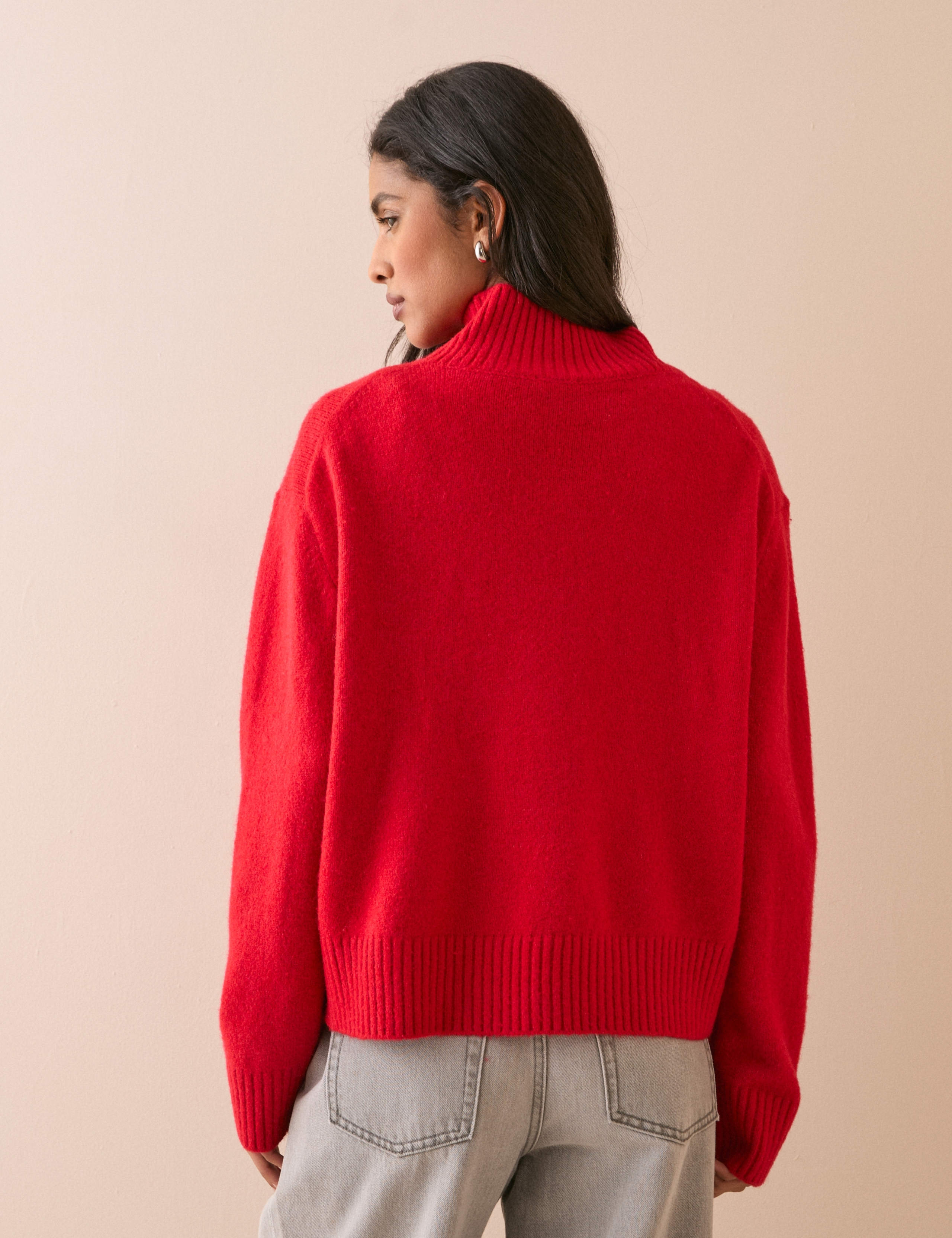 Funnel Neck Jumper with Wool 2 of 5