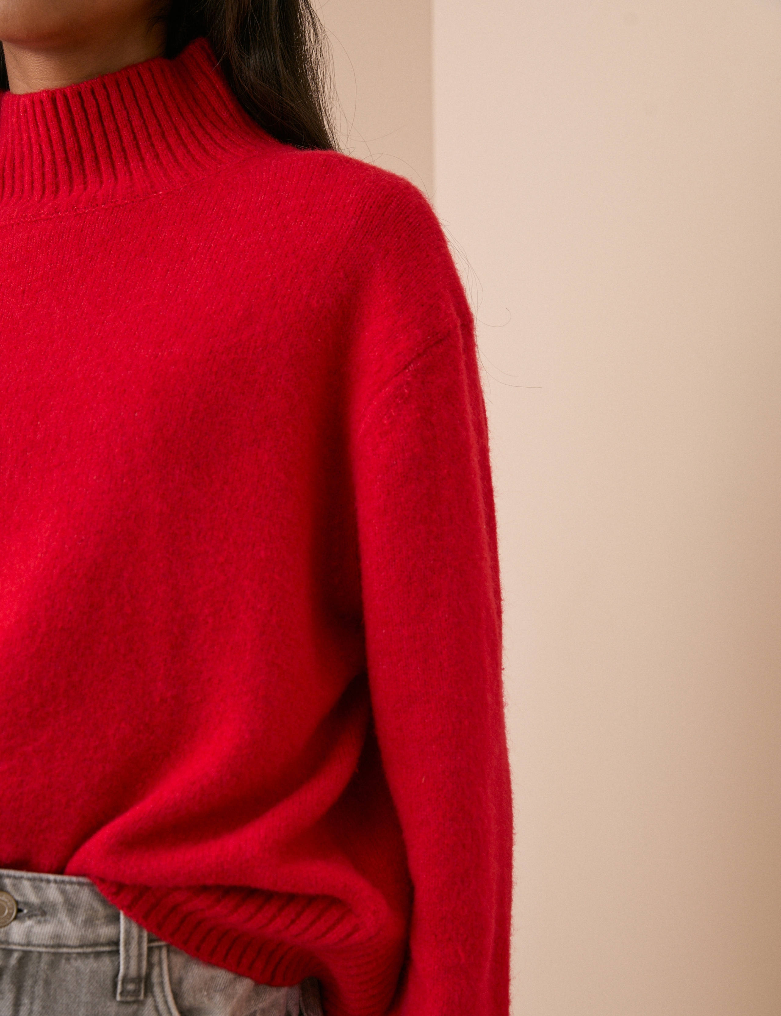 Funnel Neck Jumper with Wool 4 of 5