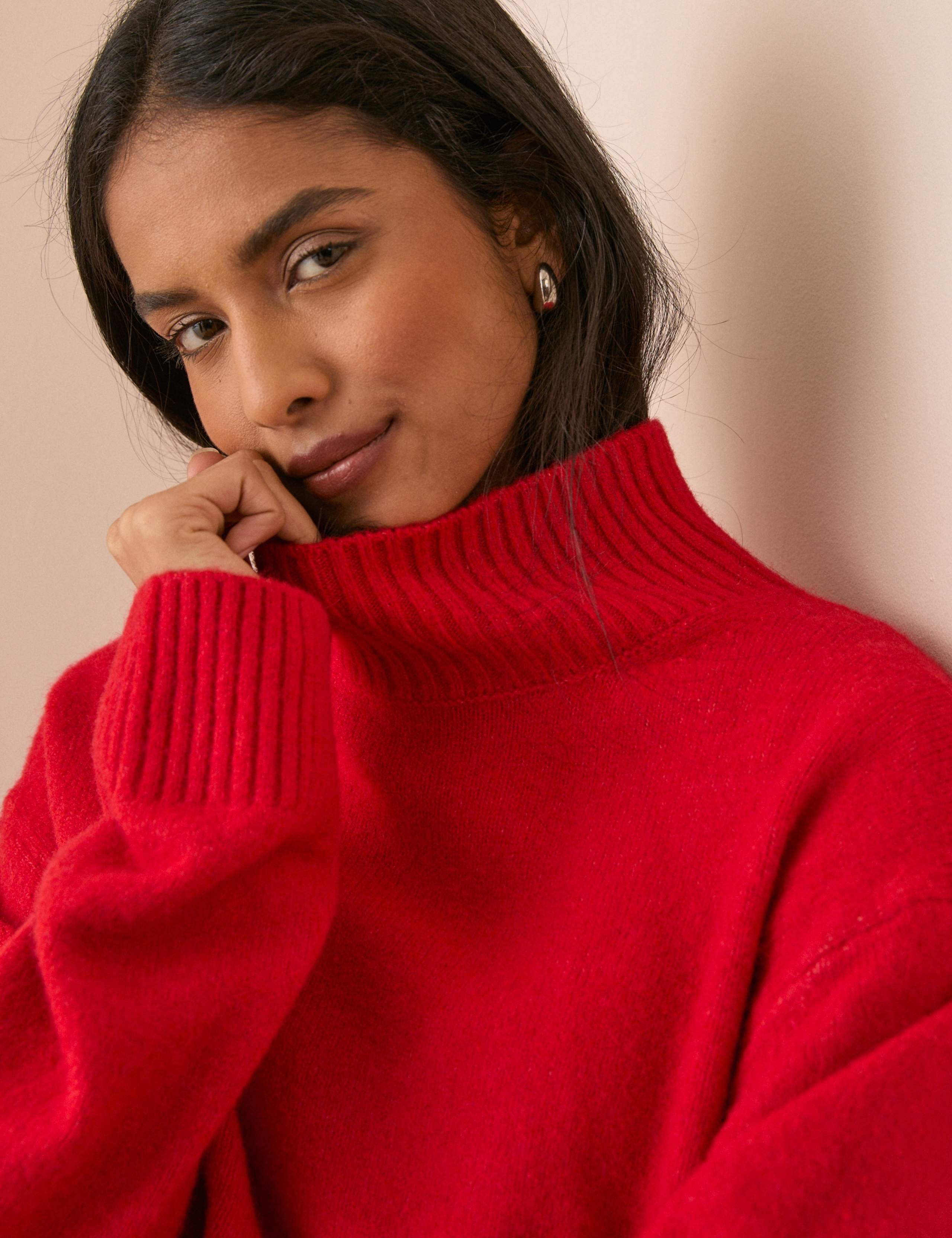 Funnel Neck Jumper with Wool 5 of 5