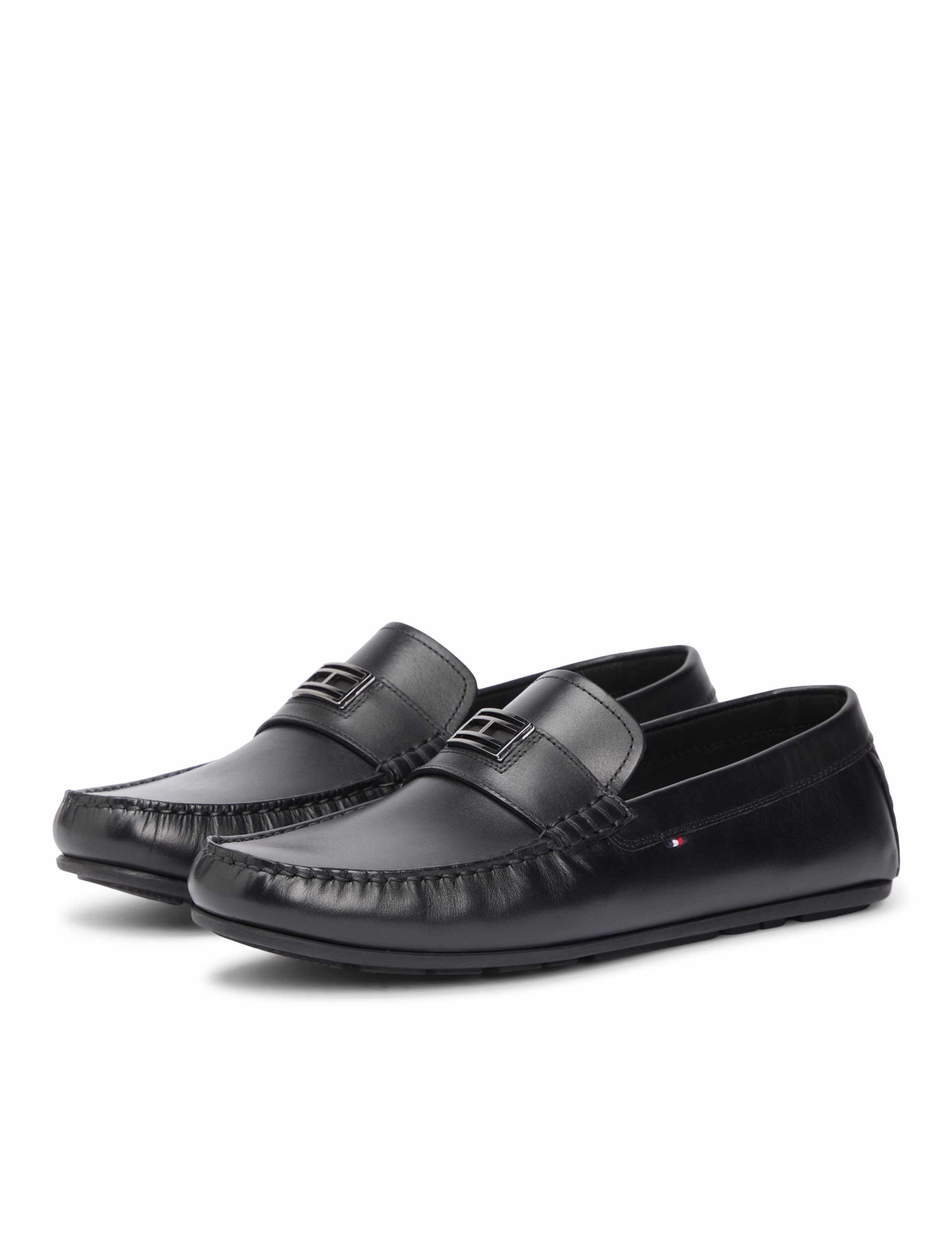 Hardware Hilfiger Leather Slip On Loafers 6 of 7
