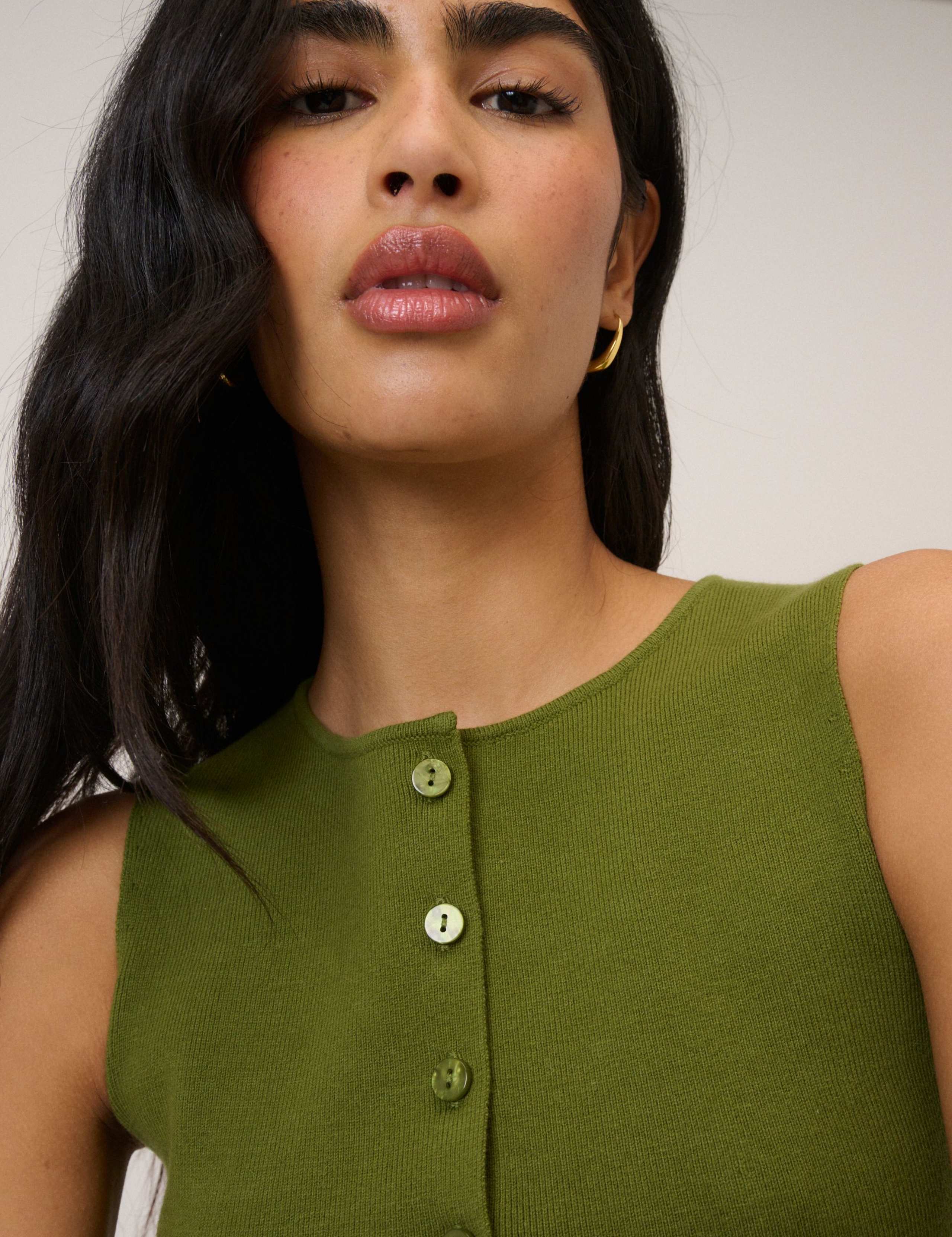 Cotton Rich Knitted Waistcoat 3 of 5