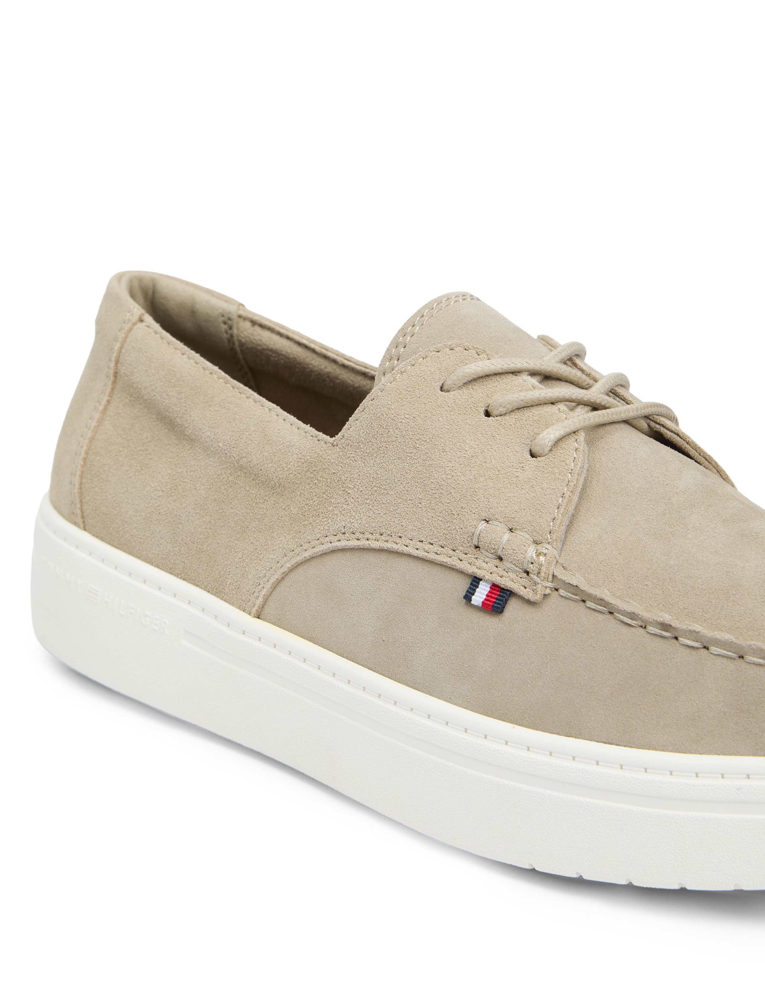 Suede Casual Stitch Toe Hybrid Boat Shoes 2 of 7