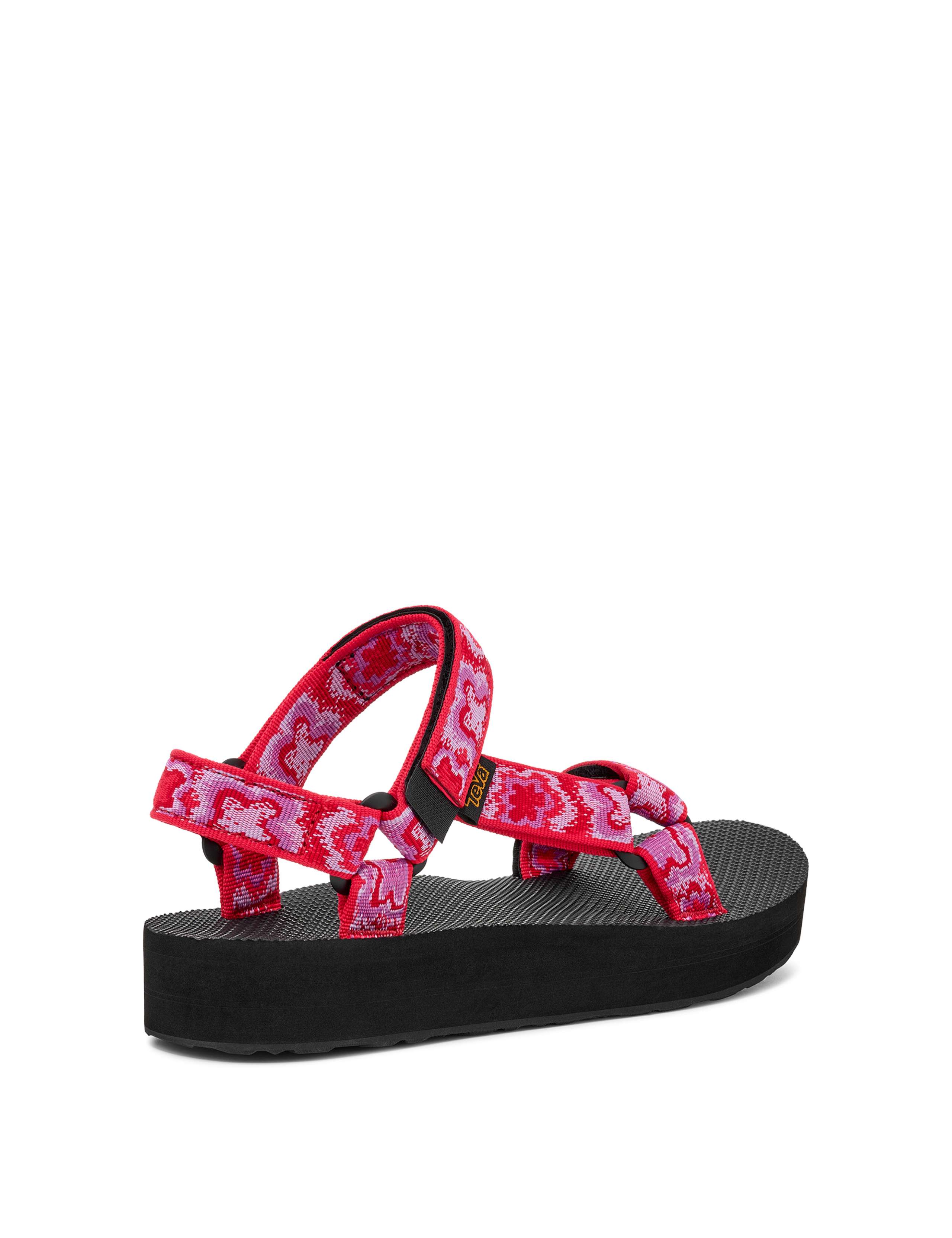Floral Ankle Strap Flatform Sandals 2 of 6