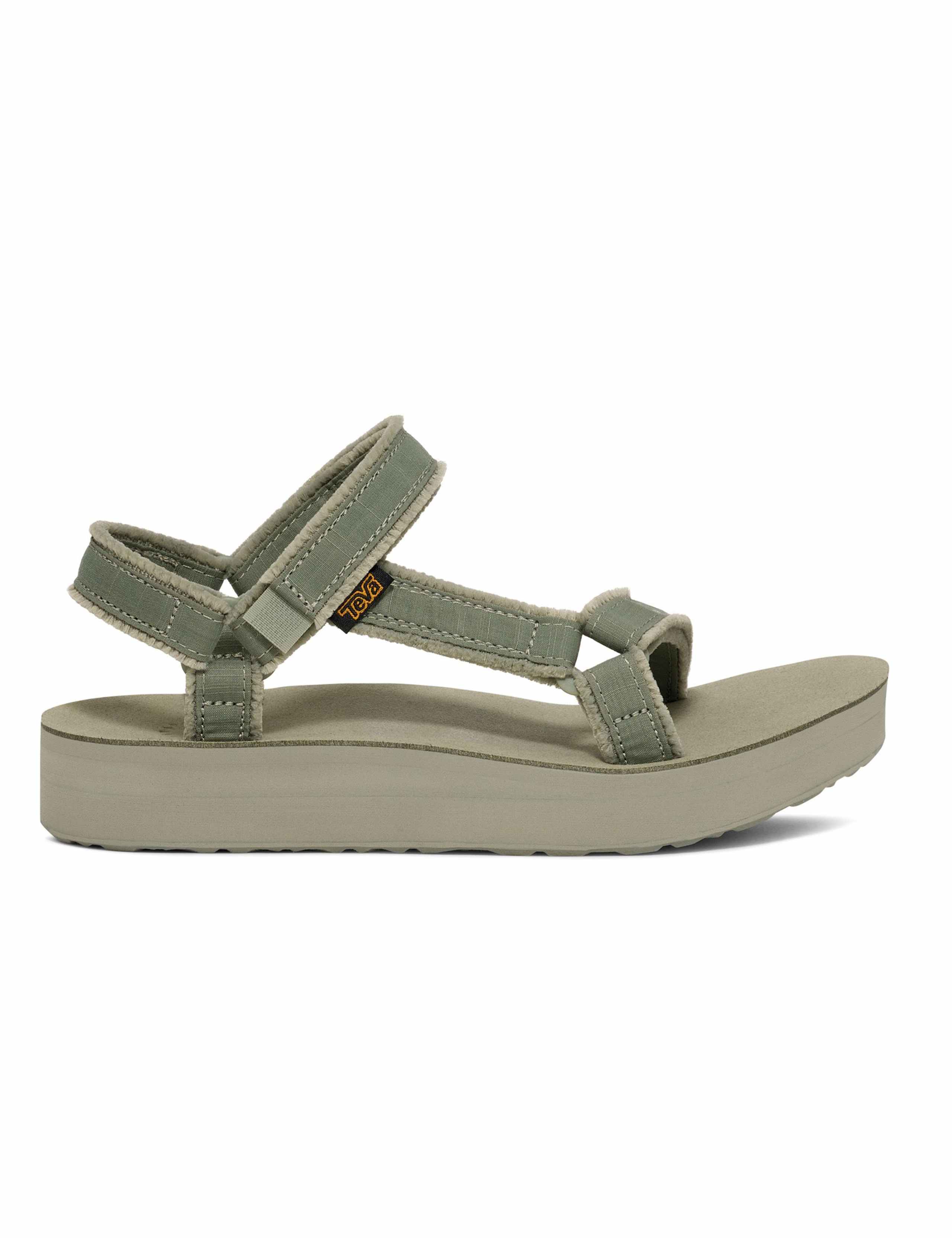Canvas Ankle Strap Platform Sandals 1 of 6